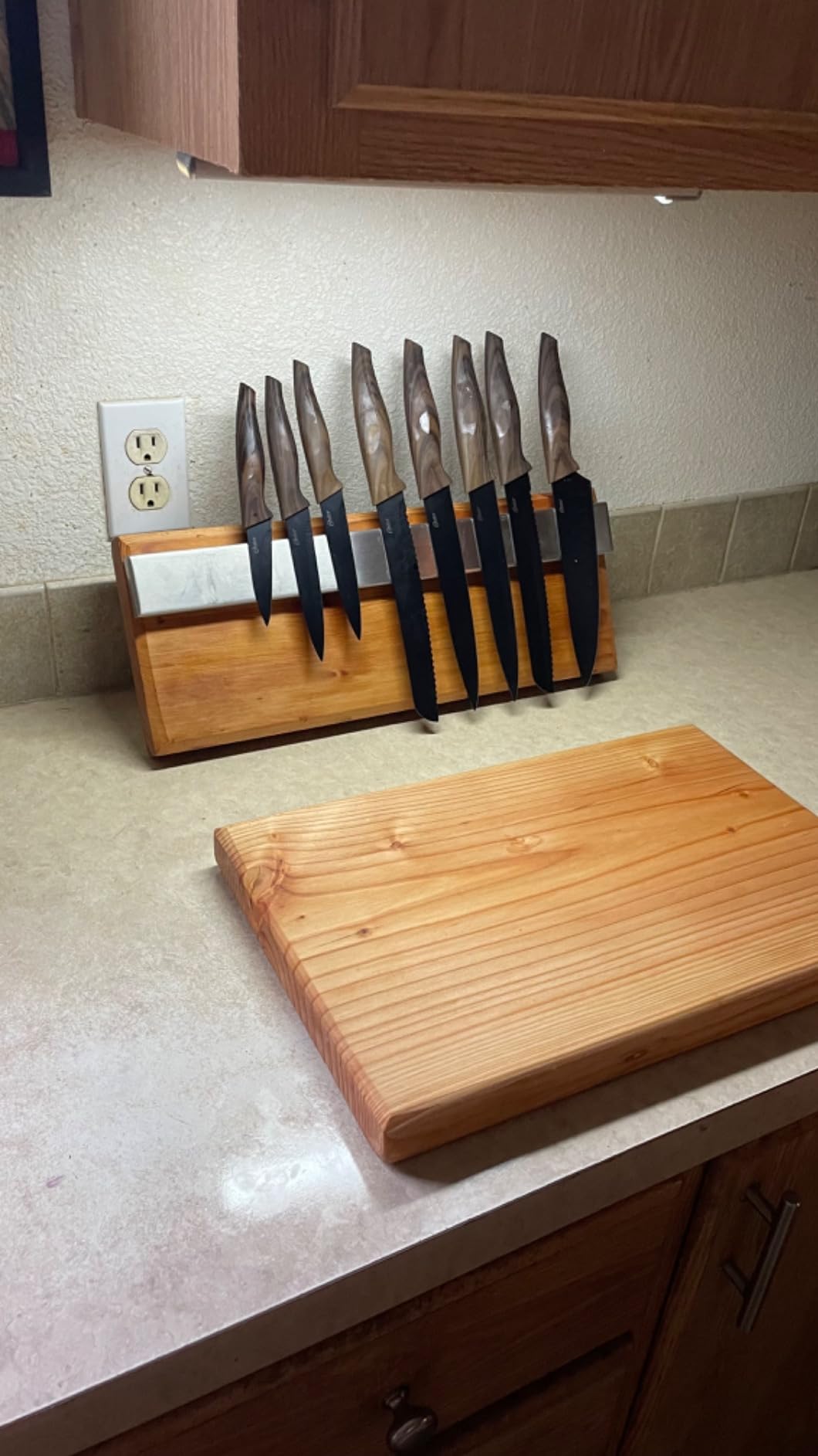 GORILLA GRIP 304 Stainless Steel Magnetic Knife Holder Strip, 10 Inch customer photo 1