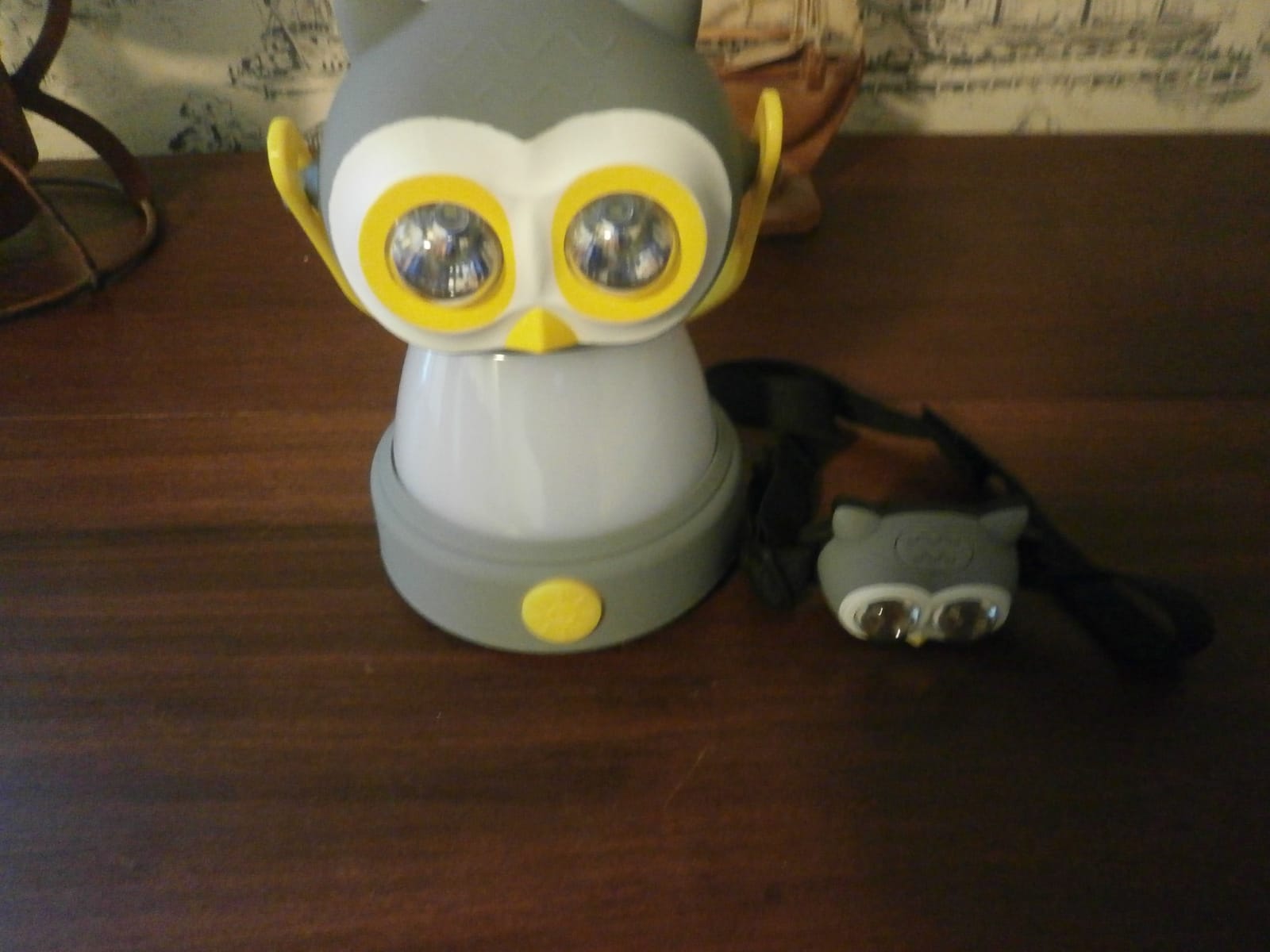Outdoor Equipment LED Camping Lantern & Headlamp Set for Kids, FANT.LUX Battery Powered Night Light for Emergency, Hurricane, Lightweight Tent Lamp for Children (Owl Set) customer photo 2