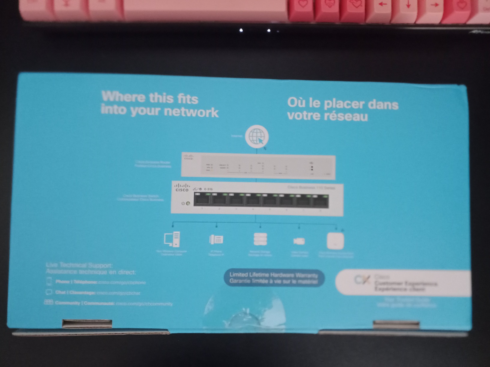Cisco Business CBS110-8T-D Unmanaged Switch | 8 Port GE | Desktop | Ext PS | Limited Lifetime Protection (CBS110-8T-D-NA) customer photo 1