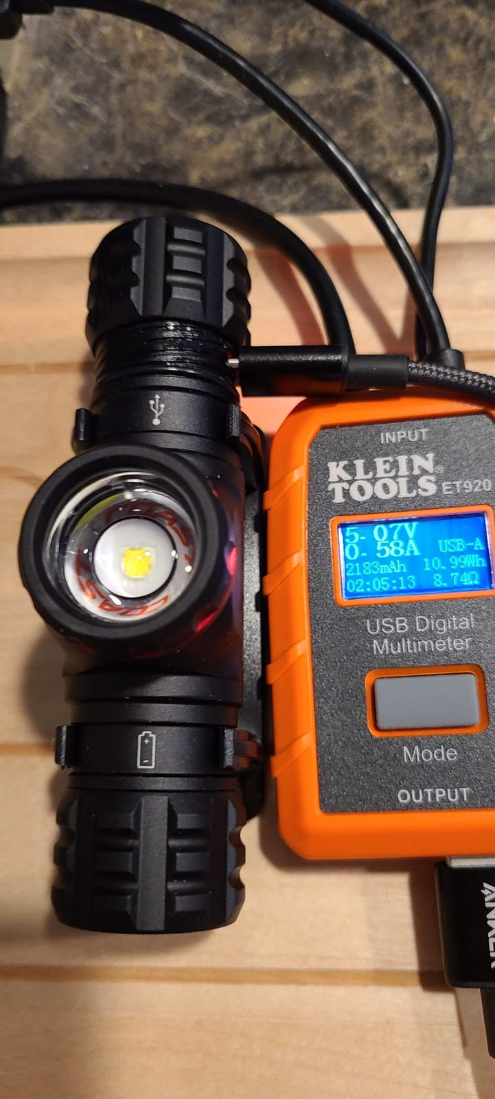 Coast XPH30R 1200 Lumen USB-C Rechargeable Headlamp with Twist Focus Beam and Magnetic Base, 4.37 oz. - Black customer photo 2