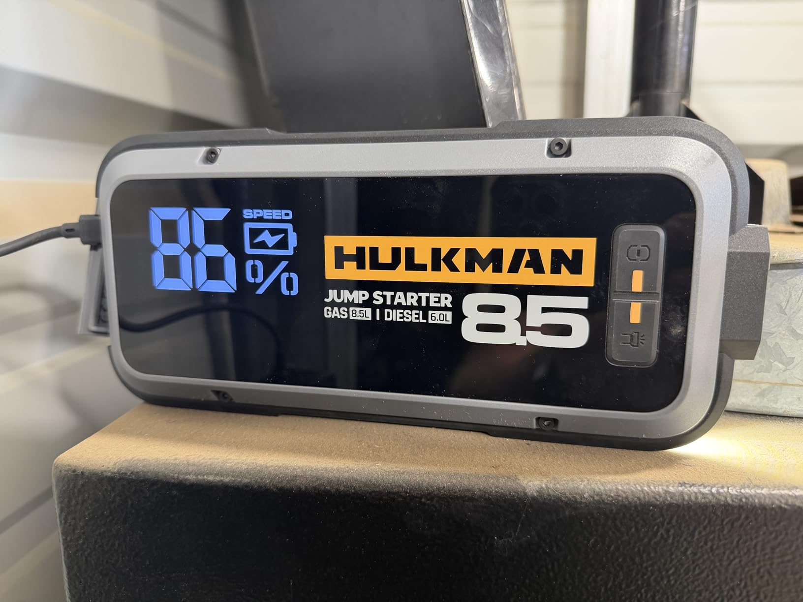 Hulkman Alpha85 Smart Portable Jump Starter, 2000A Battery Booster Pack with LED Display customer photo 1