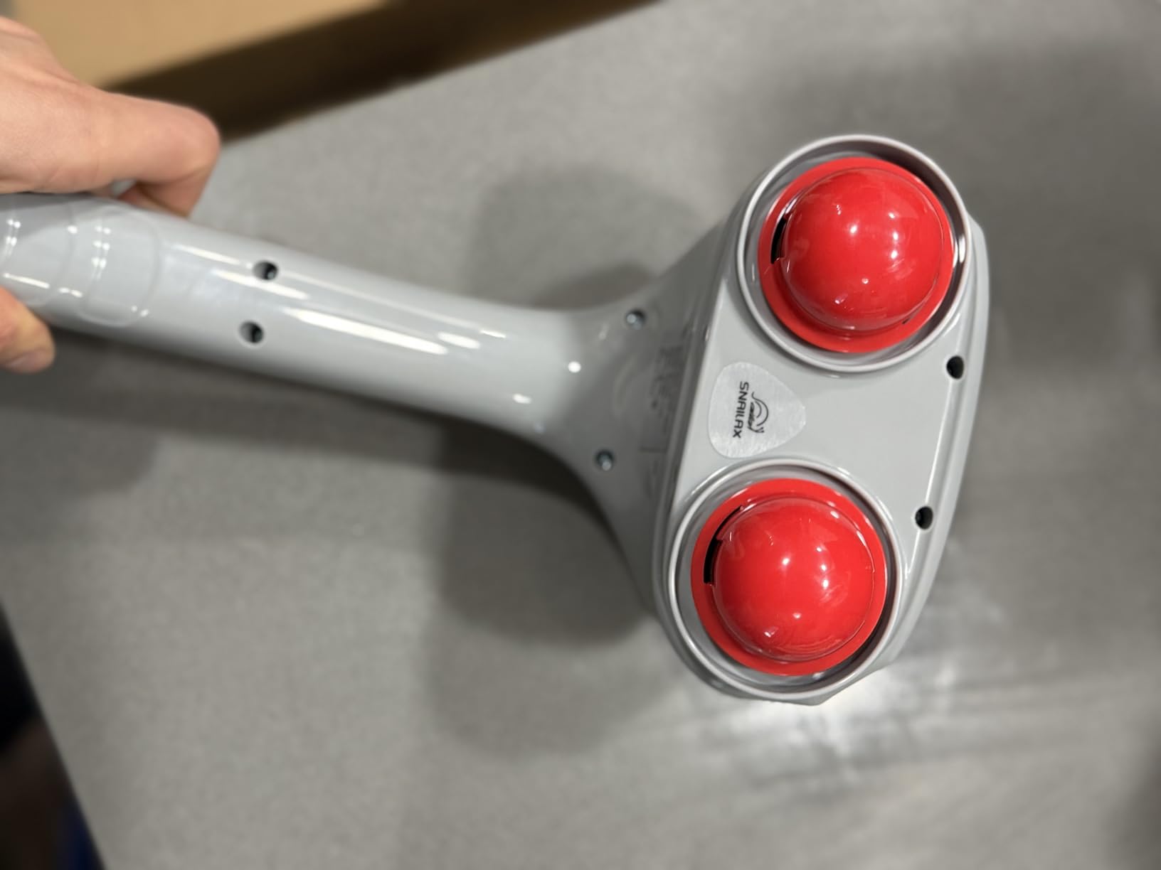 Snailax Cordless Handheld Back Massager with Heat, Percussion, Rechargeable customer photo 1