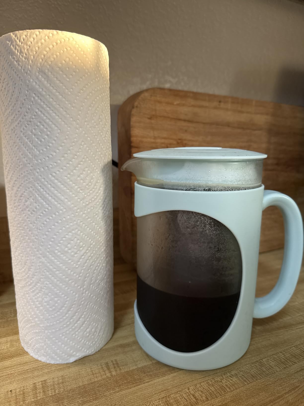 Primula Burke Deluxe Cold Brew Iced Coffee Maker, Comfort Grip Handle, Durable Glass Carafe, Removable Mesh Filter, Perfect 6 Cup Size, Dishwasher Safe, 1.6 qt, Aqua customer photo 2