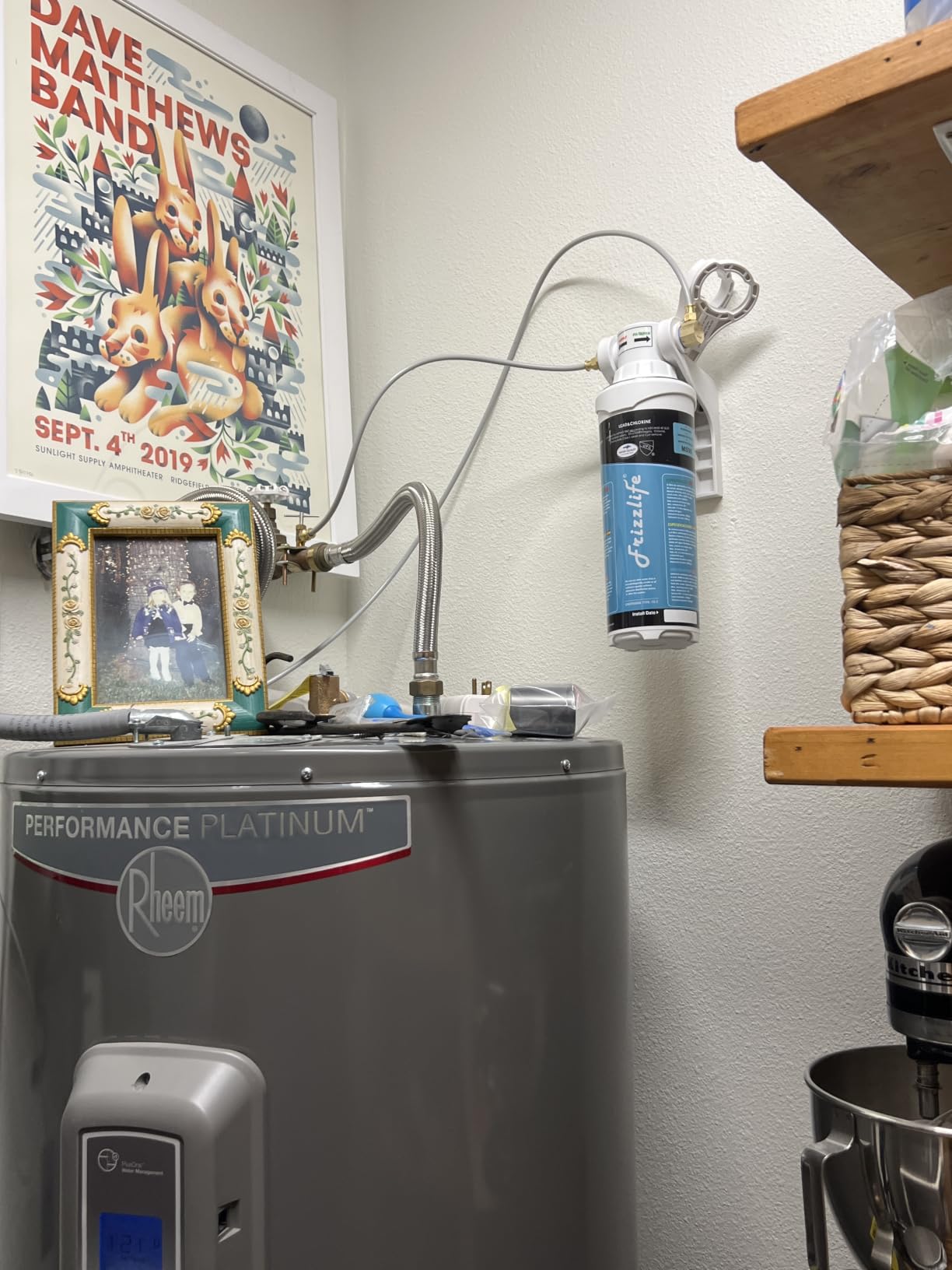 Frizzlife Inline Water Filter System for Fridge, Ice Maker, Under Sink, Certified 0.5 Micron Reduces Chlorine, Lead, Long Lasting, Compression Brass Fittings Fits for Copper Tubing, MS99 customer photo 1
