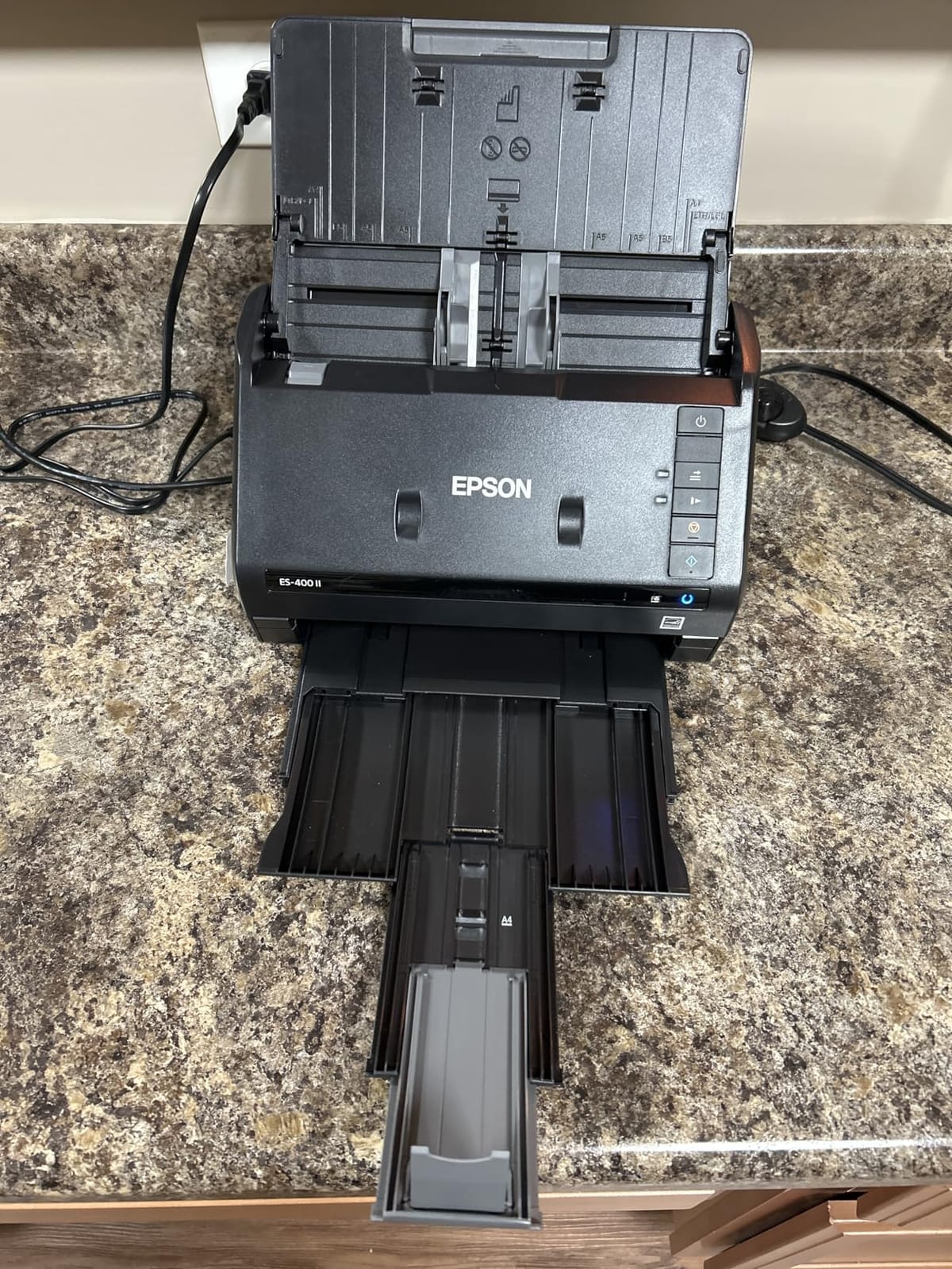 Epson Workforce ES-400 II High-Speed Color Duplex Desktop Document Scanner | For Computers including PC and Mac with Auto Document Feeder and Image Adjustment Tools customer photo 1
