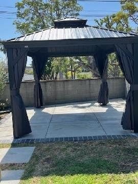 PURPLE LEAF Permanent Hardtop Gazebo 10' X 12' Aluminum, Gray customer photo 1