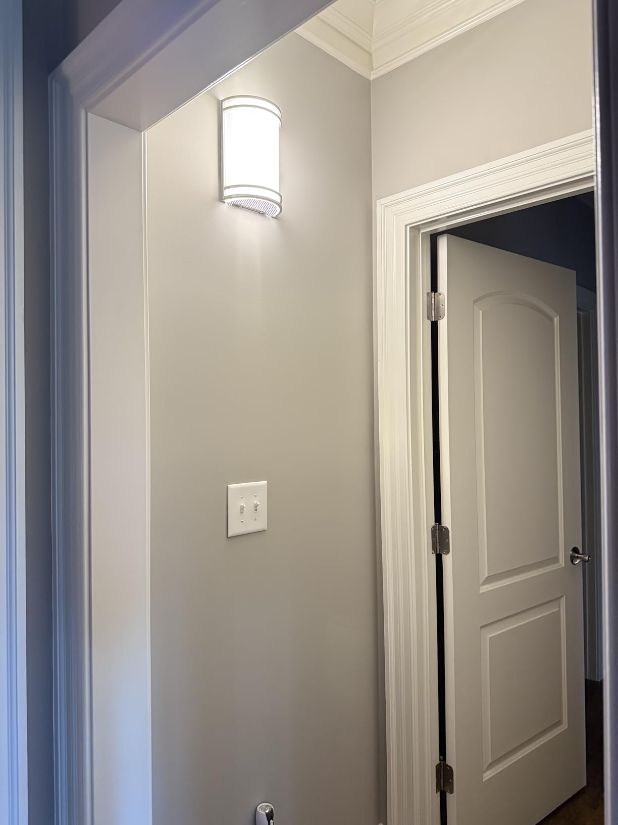 ASD Indoor LED Wall Sconce Lights, Brushed Nickel 3000/4000/5000K ETL customer photo 1