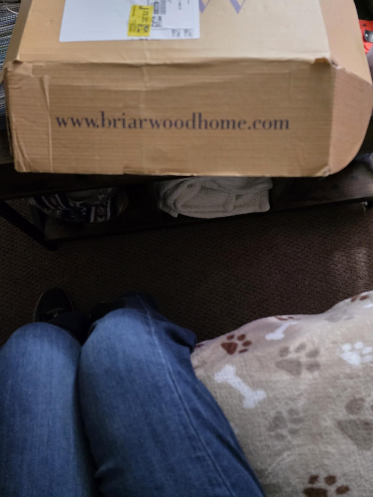 Briarwood Home® Printed Flannel Sheet Set, 100% Natural Cotton, Soft, Warm & Deep Pocket, Advanced Nano-Tech Making it Resistance to Pilling; Brushed 6 Times for Softness (Buffalo Grey, Queen) customer photo 1