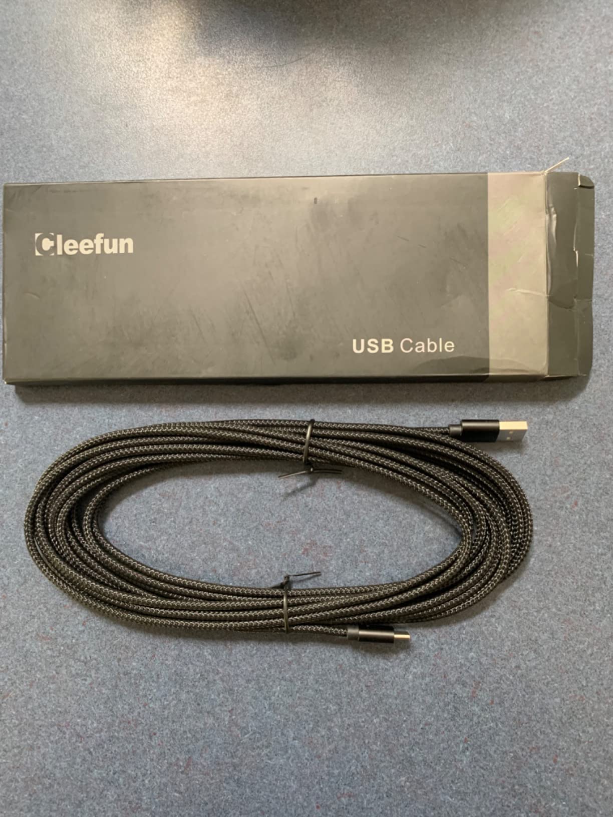CLEEFUN Long USB C Cable 20ft, USB to USB-C Charging Cable Type C Charger customer photo 1