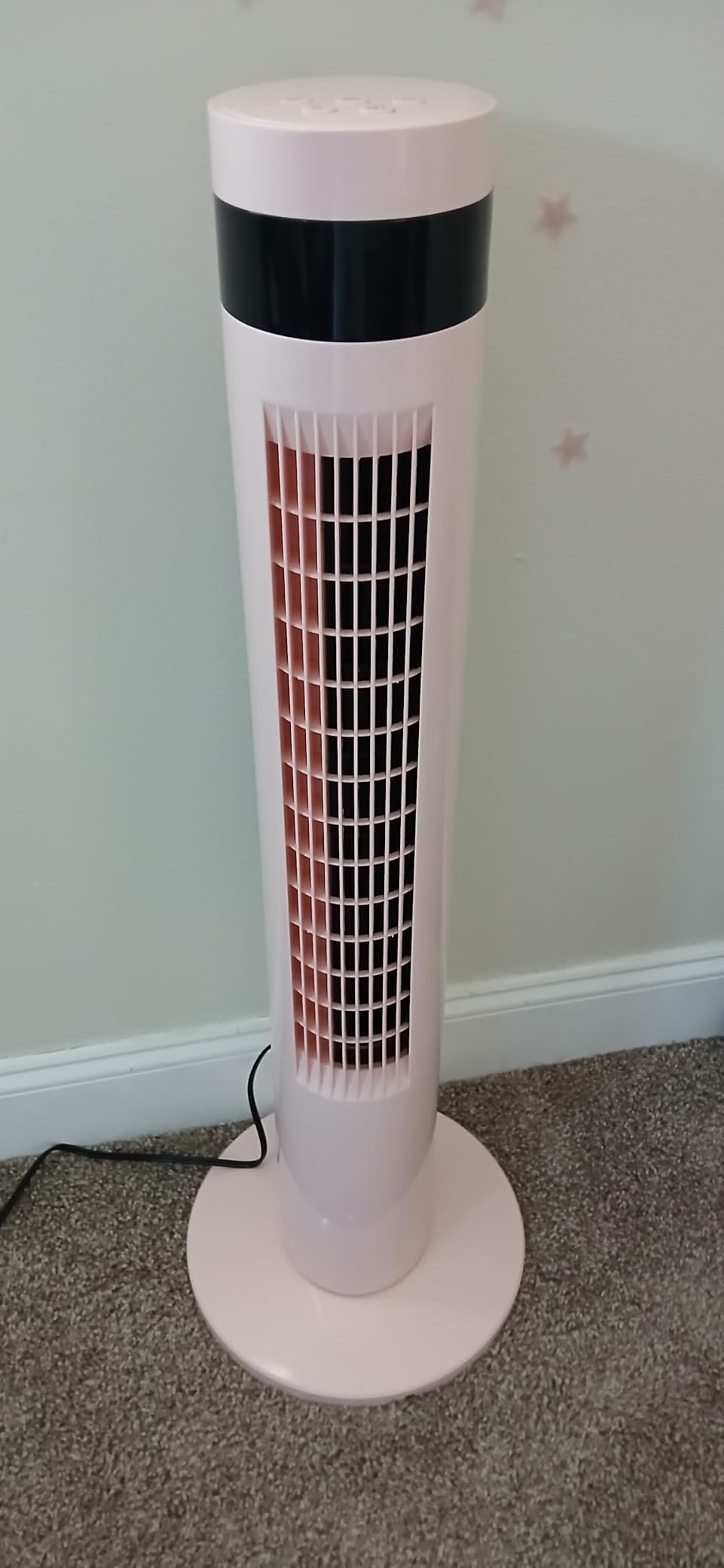 Antarctic Star Tower Fan Portable Electric Oscillating Fan (43 inch, Pink) customer photo 1