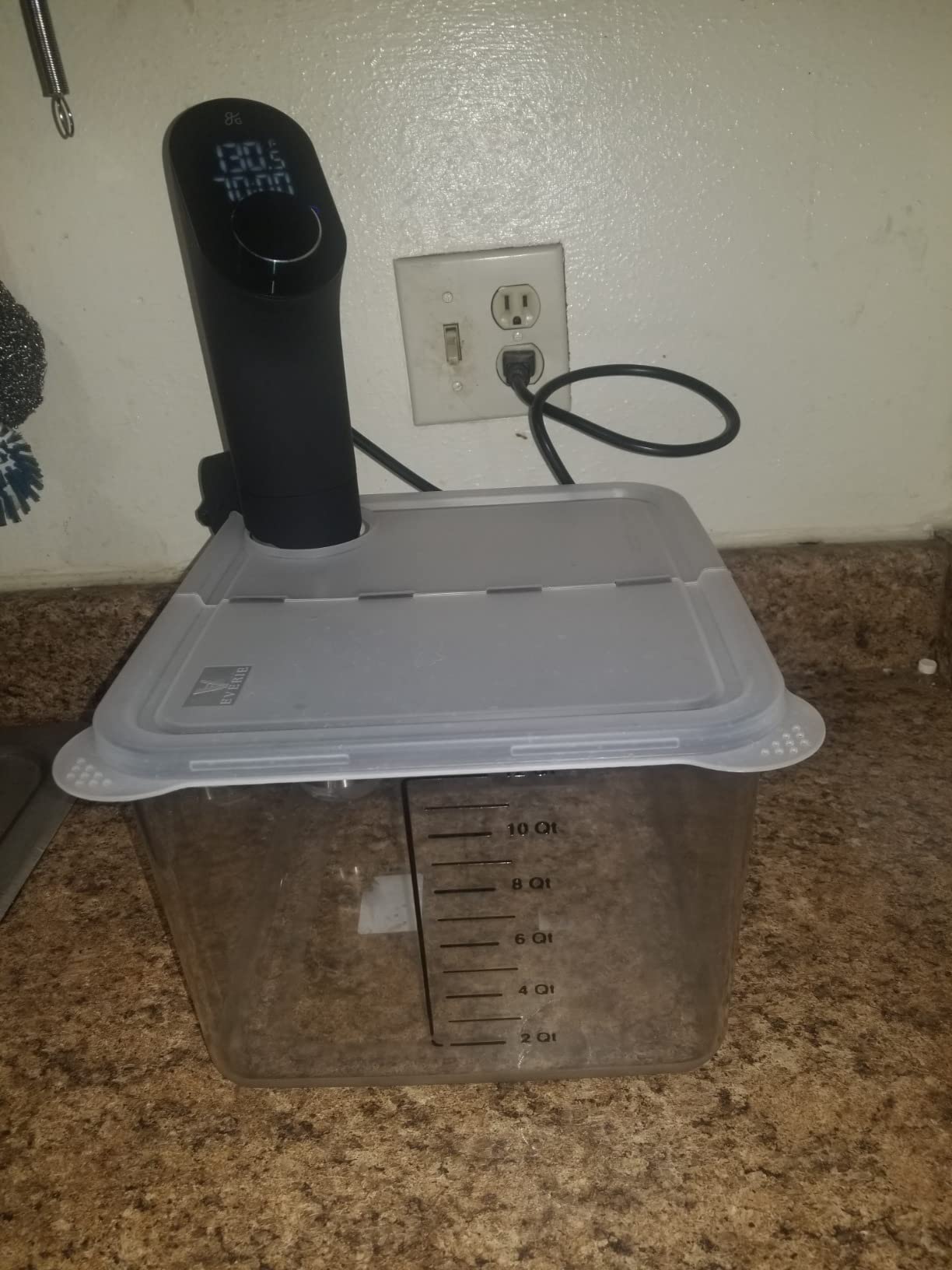 Greater Goods Sous Vide Cooker, 1100W, No App or WiFi Needed (Onyx Black) customer photo 2