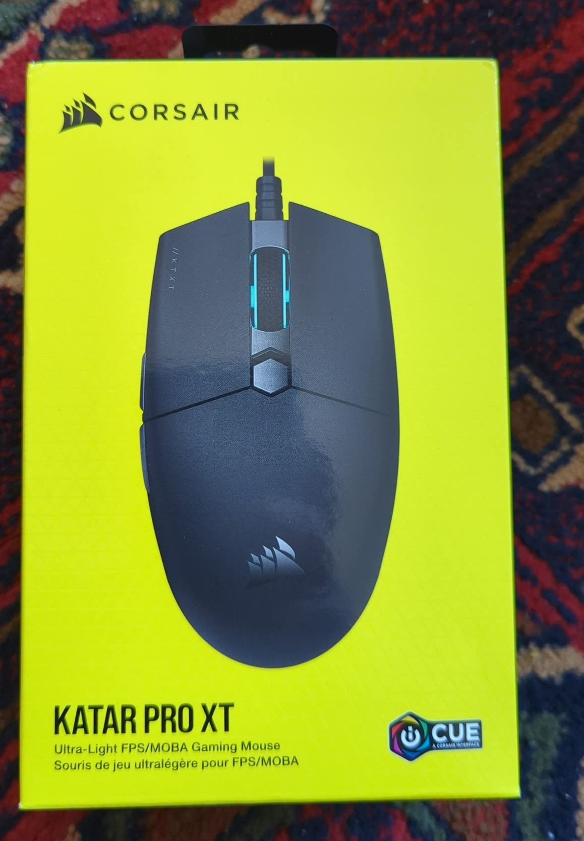 Corsair KATAR PRO XT Wired Ultra-Light FPS Gaming Mouse – 18,000 DPI – Symmetric Shape – Quickstrike Buttons – iCUE Compatible – PC, Mac, PS5, PS4, Xbox – Black customer photo 1