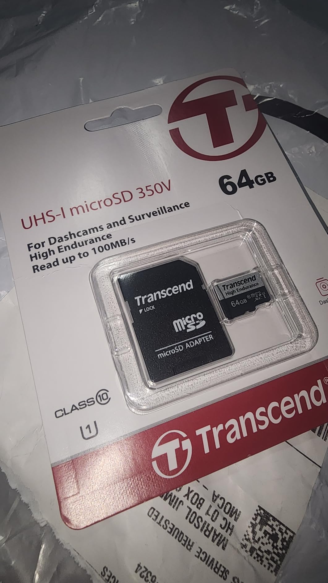 Transcend 256GB USD350V High Endurance microSD Card, 100MB/s, U3, C10, V30 | UHS-I microSDXC Memory Card with Adapter for Dashcam, Security Camera, Surveilance system customer photo 1