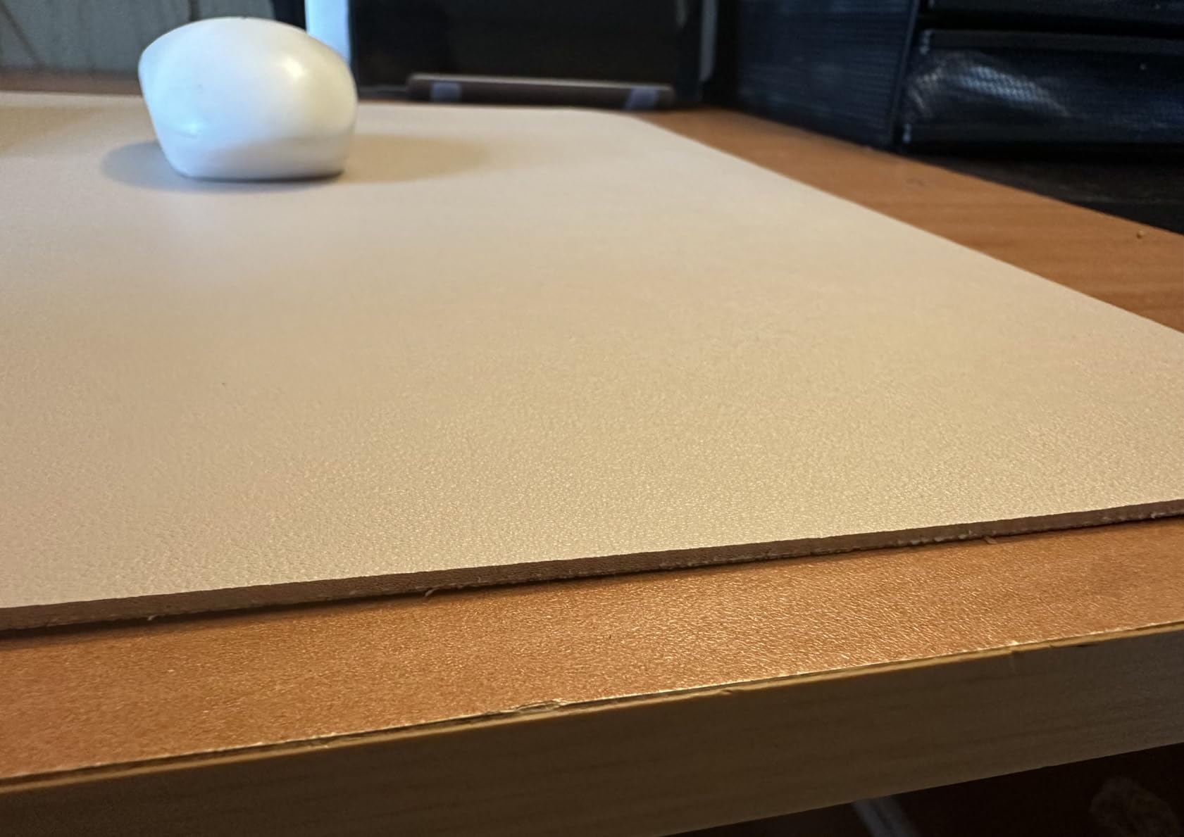 Cork Desk Mat - Dual-Sided Desk Pad for Office and Home - Desk Organization and Accessories - Ideal for Large Mouse Pad and Desk Mats on Top of Desks(Dark Green,90cmx 43cm) customer photo 1