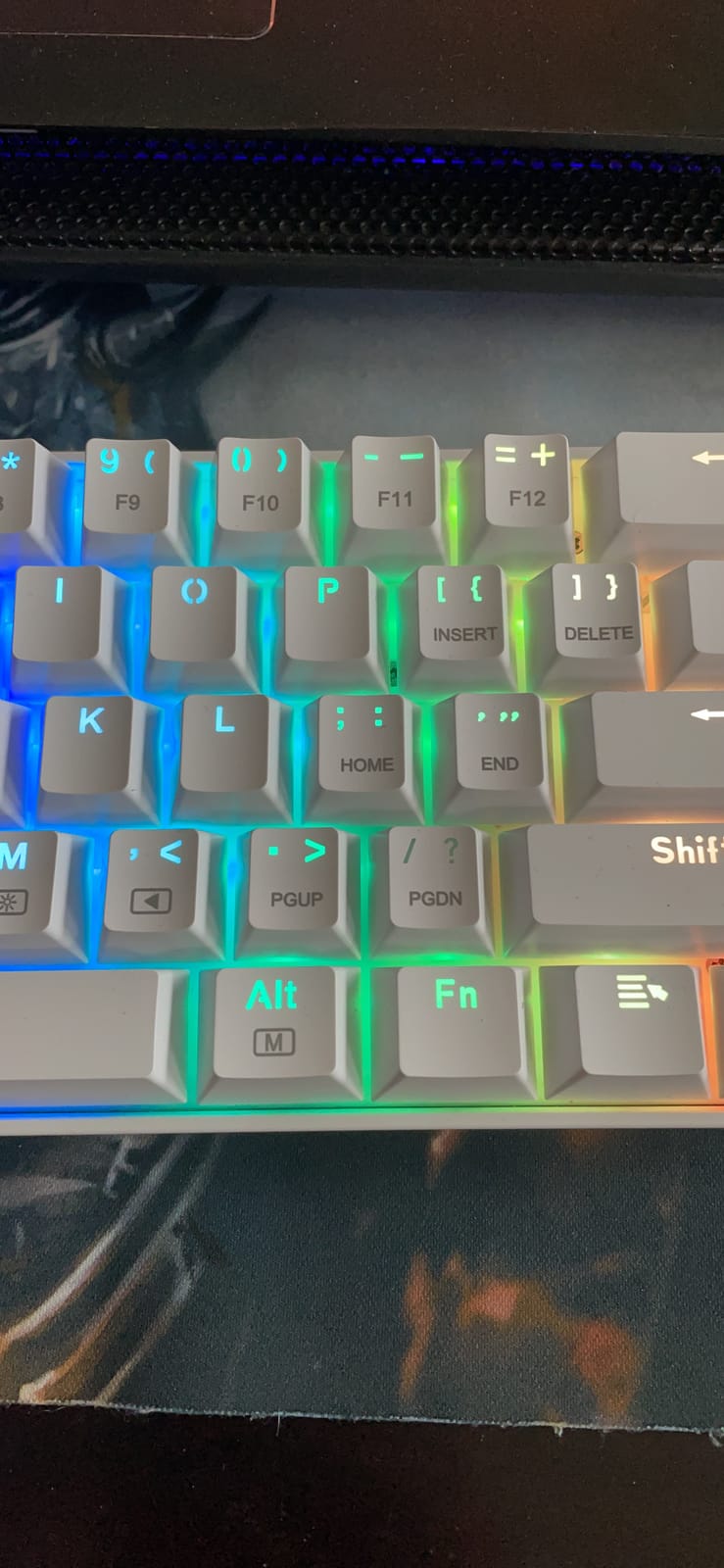 Redragon K630 Dragonborn 60% Wired RGB Gaming Keyboard, 61 Keys Compact Mechanical Keyboard with Linear Red Switch, Pro Driver Support, Black customer photo 1