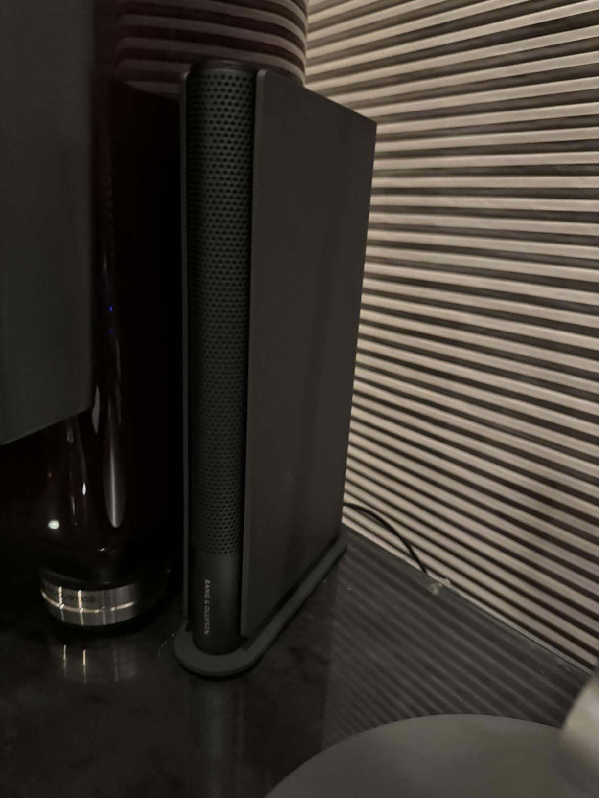 Bang & Olufsen Beosound Emerge Wi-Fi Multiroom Speaker - Gold Tone | WiFi Bluetooth, Ultra-Wide Sound, Slim Design Home Speaker, Eco-responsible Circular (C2C) customer photo 1