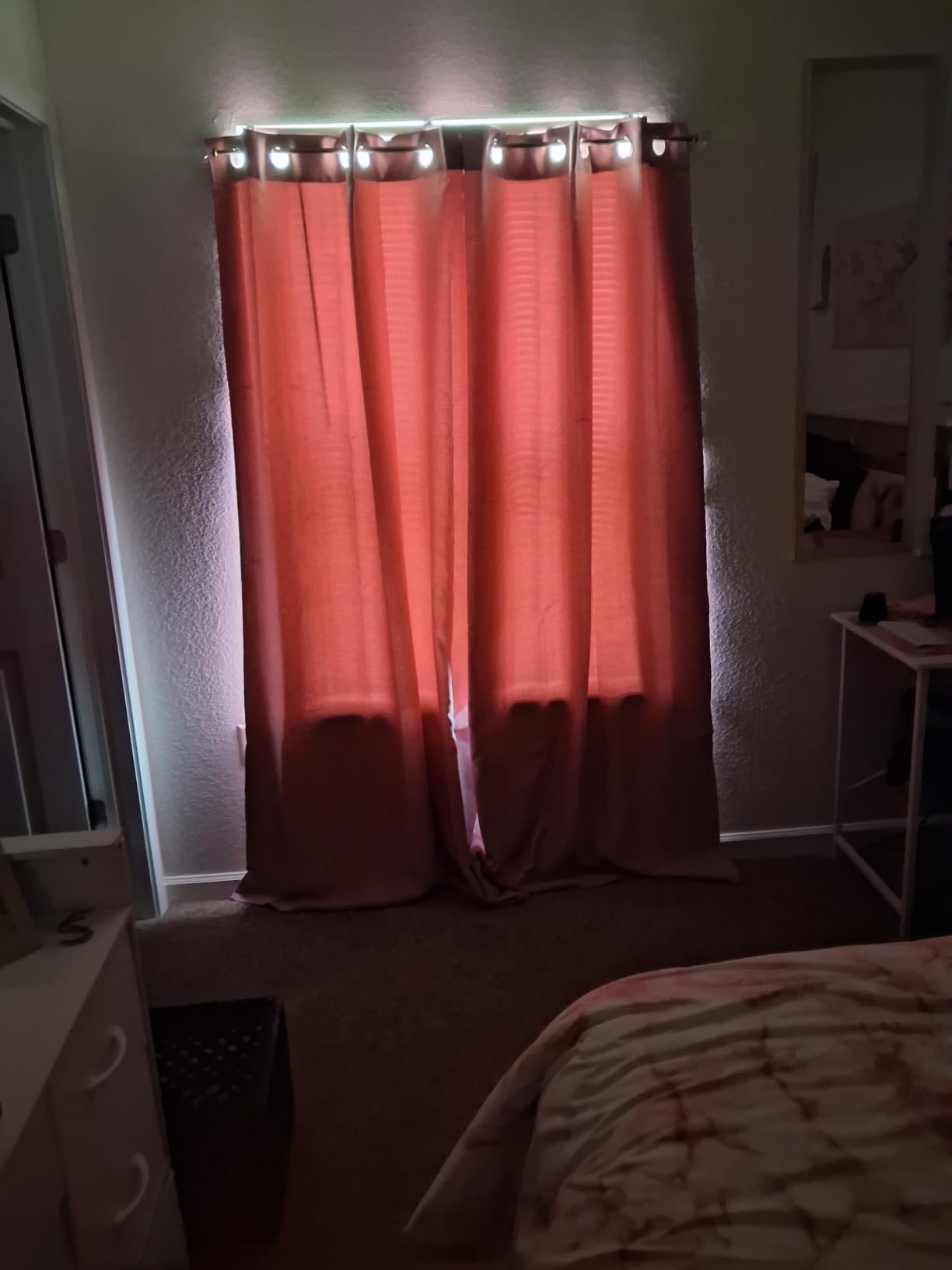 Joydeco Blackout Curtains for Bedroom 84 Inch - Black Out Curtains with Grommets Thermal Insulated Room Darkening Light Blocking, Noise Reducing & Wrinkle-Free Drapes for Living Room Windows, 2 Panels customer photo 2