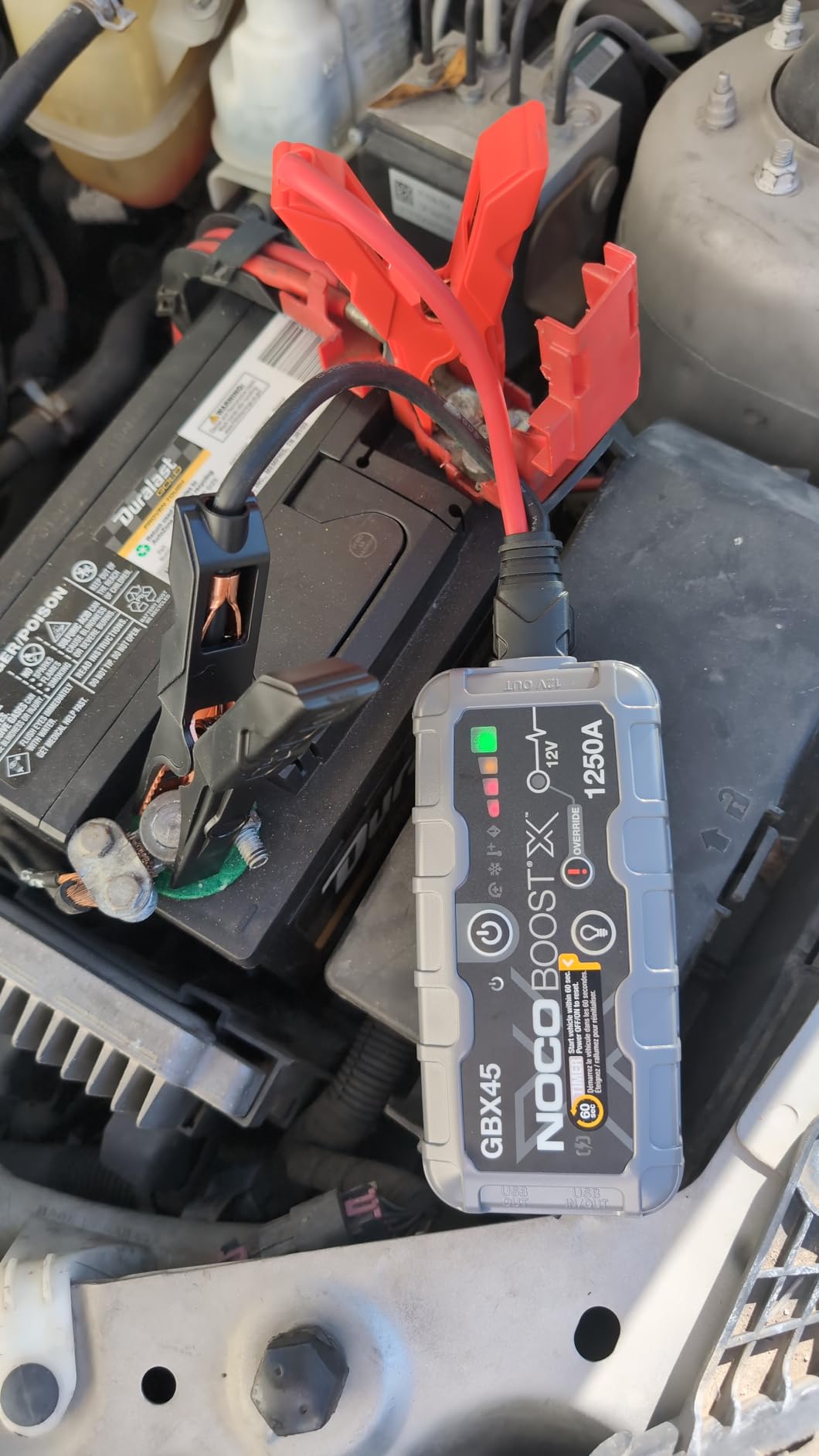 NOCO Boost GBX45 1250A UltraSafe Jump Starter, 12V Lithium Battery Booster | Spark-Proof & Reverse Polarity Protection, For Car, Truck, Motorcycle, SUV, Boat, ATV, RV, up to 6.5L Gas & 4.0L Diesel customer photo 1