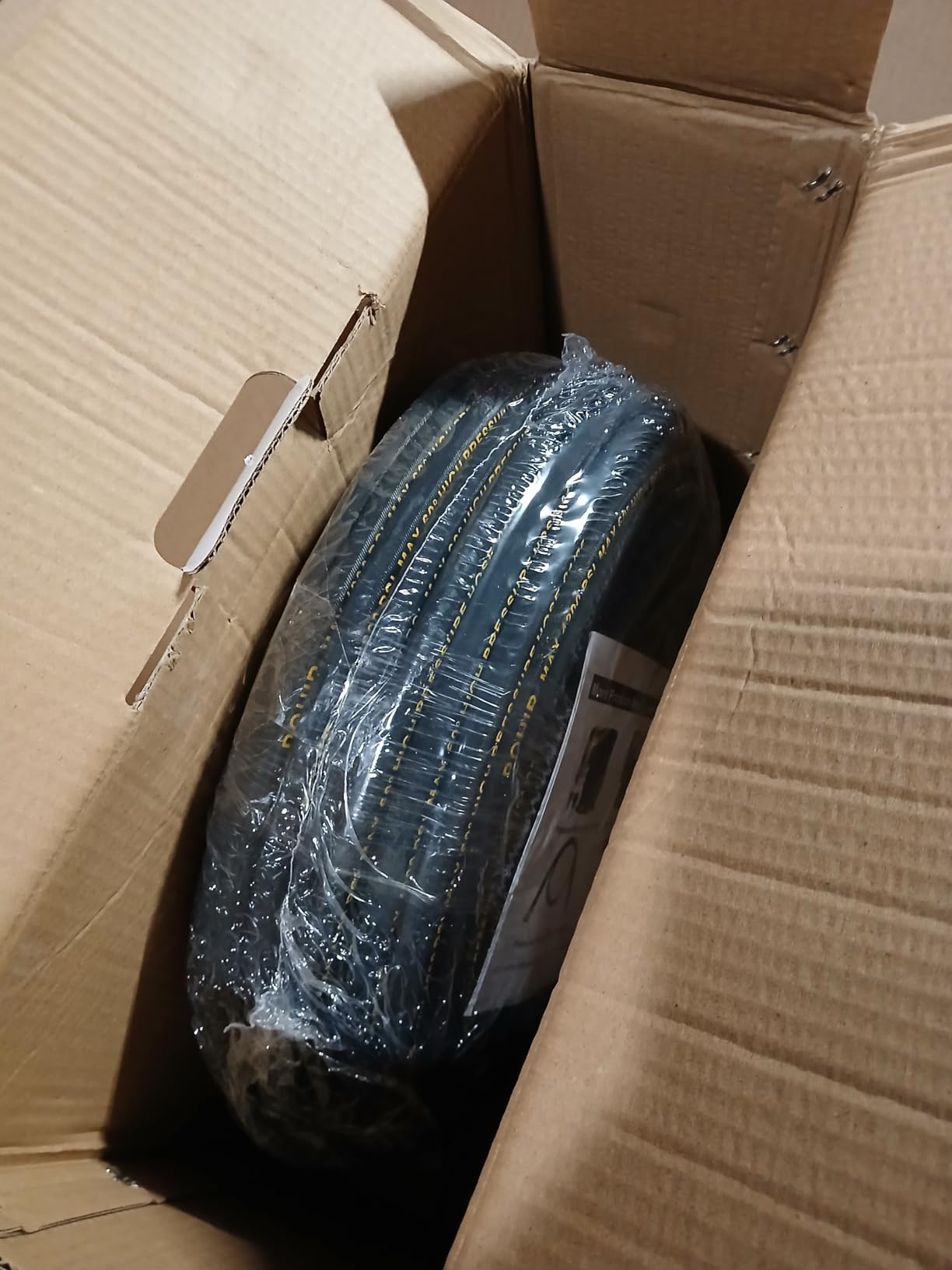 POHIR Power Washer Hose 100FT with 3/8'' Quick Connect, High Tensile Wire Braided Car Wash Water Hose with 2 Quick Connect Kits Compatible M22 14 mm, 1/4 Inch Hose for Pressure Washer, 4200 PSI customer photo 1