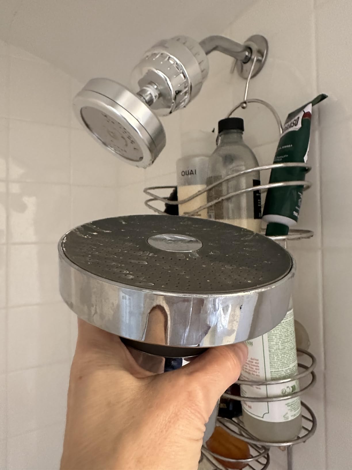 AquaHomeGroup Filtered Shower Head, 20+3 Stage, Reduces Chlorine, Chrome customer photo 2