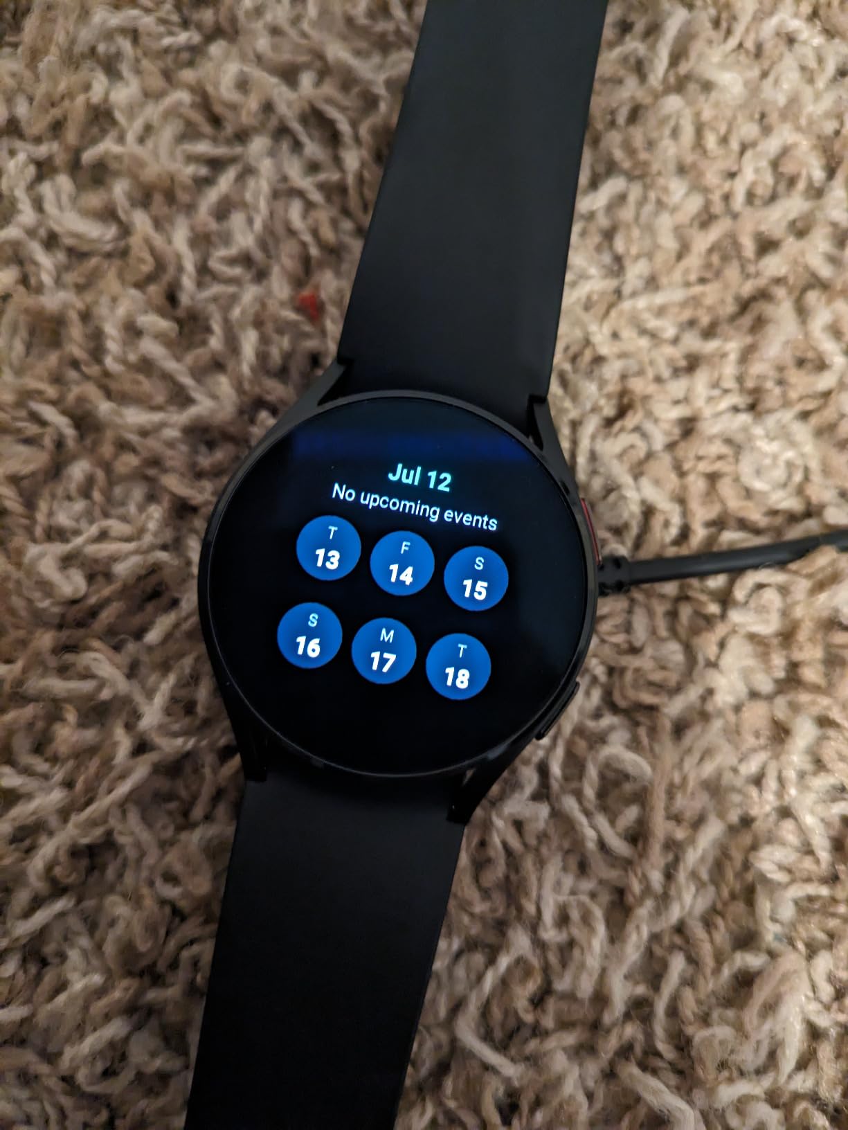 Samsung Galaxy Watch 4 40mm Bluetooth Smartwatch with ECG Heart Monitor, Tracker for Health, Fitness, Running, Sleep Tracking, GPS Fall Detection, US Version, SM-R860NZKAXAA, Black customer photo 2
