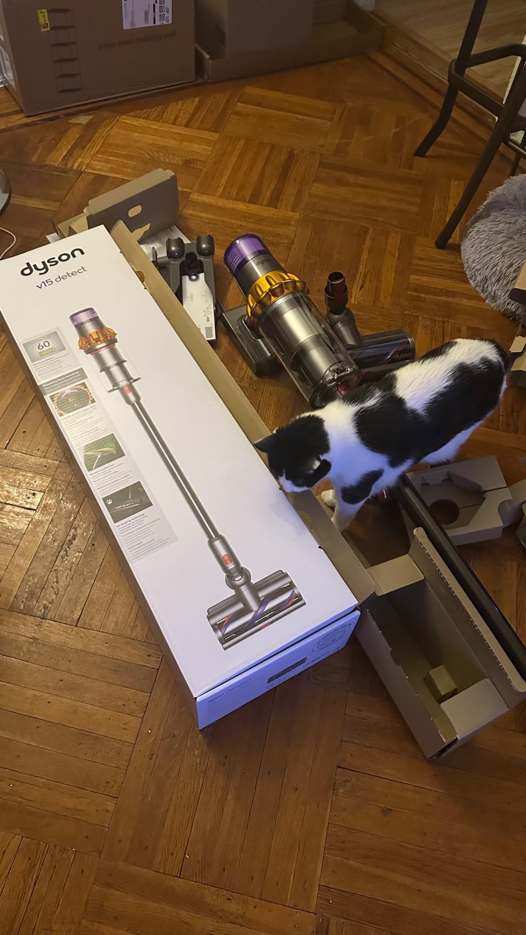 Dyson V15 Detect Cordless Vacuum Cleaner, Multicolor customer photo 1