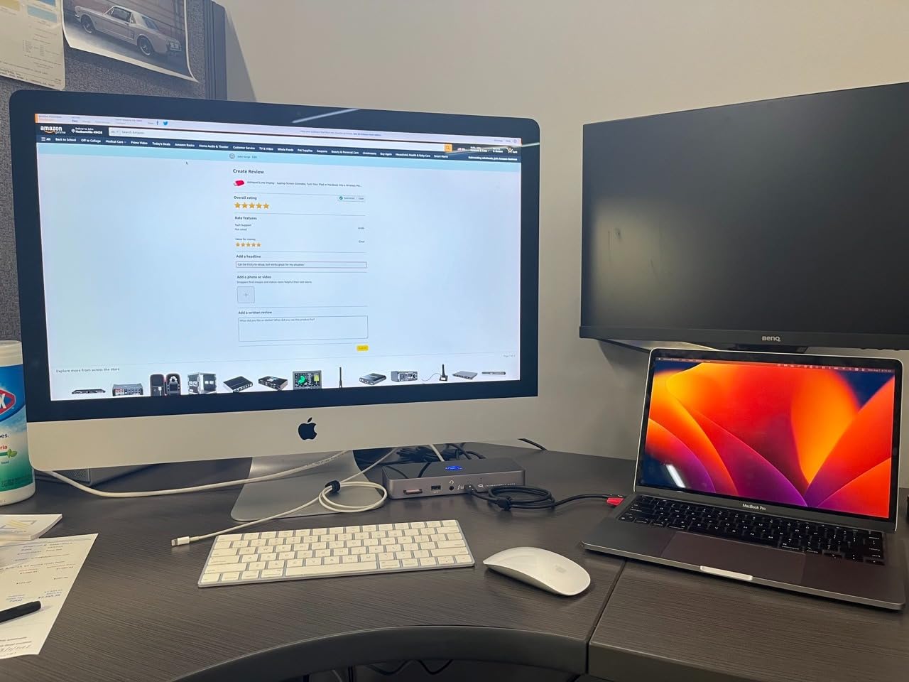 OWC 11-Port Thunderbolt Dock for Mac/PC with 96W PD and 3X Thunderbolt 4 | Thunderbolt 4 dock, 40Gb/s, 96W charging, 3x Thunderbolt 4, 3x USB A 10Gb/s, USB 2.0, 1GbE, SD UHS-II, 3.5mm audio customer photo 2