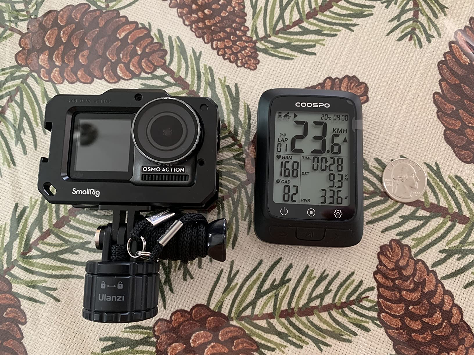 COOSPO Bike Computer GPS Wireless, ANT+ Cycling Computer GPS with Bluetooth, Multifunctional ANT+ Bicycle Computer GPS with 2.4 LCD Screen, Bike Speedometer with Auto Backlight IP67 customer photo 1