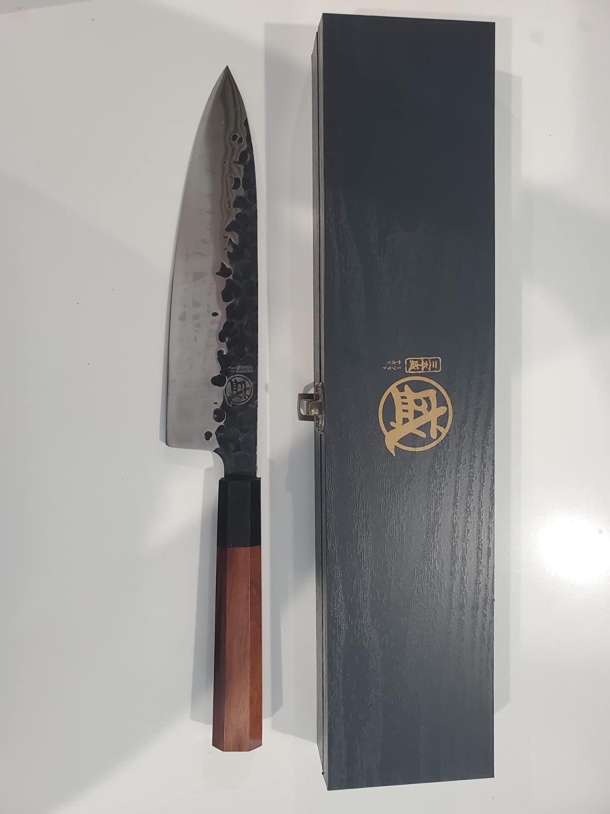 MITSUMOTO SAKARI 8-Inch Japanese Gyuto Chef Knife, 3-Layer 9Cr18MoV customer photo 1