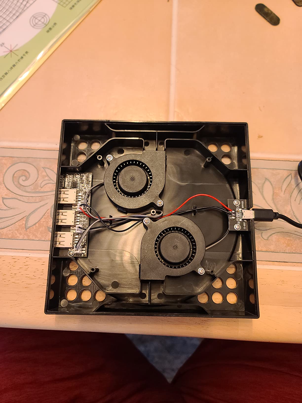 Raryars Cooling Fan for Xbox Series X with 3 USB Port Xbox Series X External Cooler Turbo Temperature Control Fan Console Standing Mount Cooling System customer photo 2