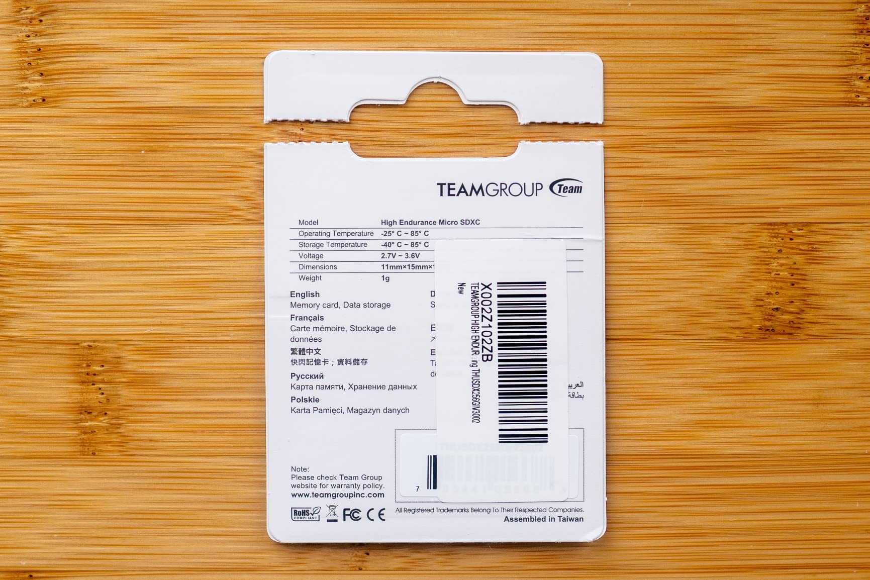 TEAMGROUP HIGH Endurance 128GB Micro SDXC UHS-I U3 V30 4K 100MB/s (Designed for Monitoring) Stable Durable Long Lasting Flash Memory Card, Support 4K & Full HD Video Recording THUSDX128GIV3002 customer photo 1