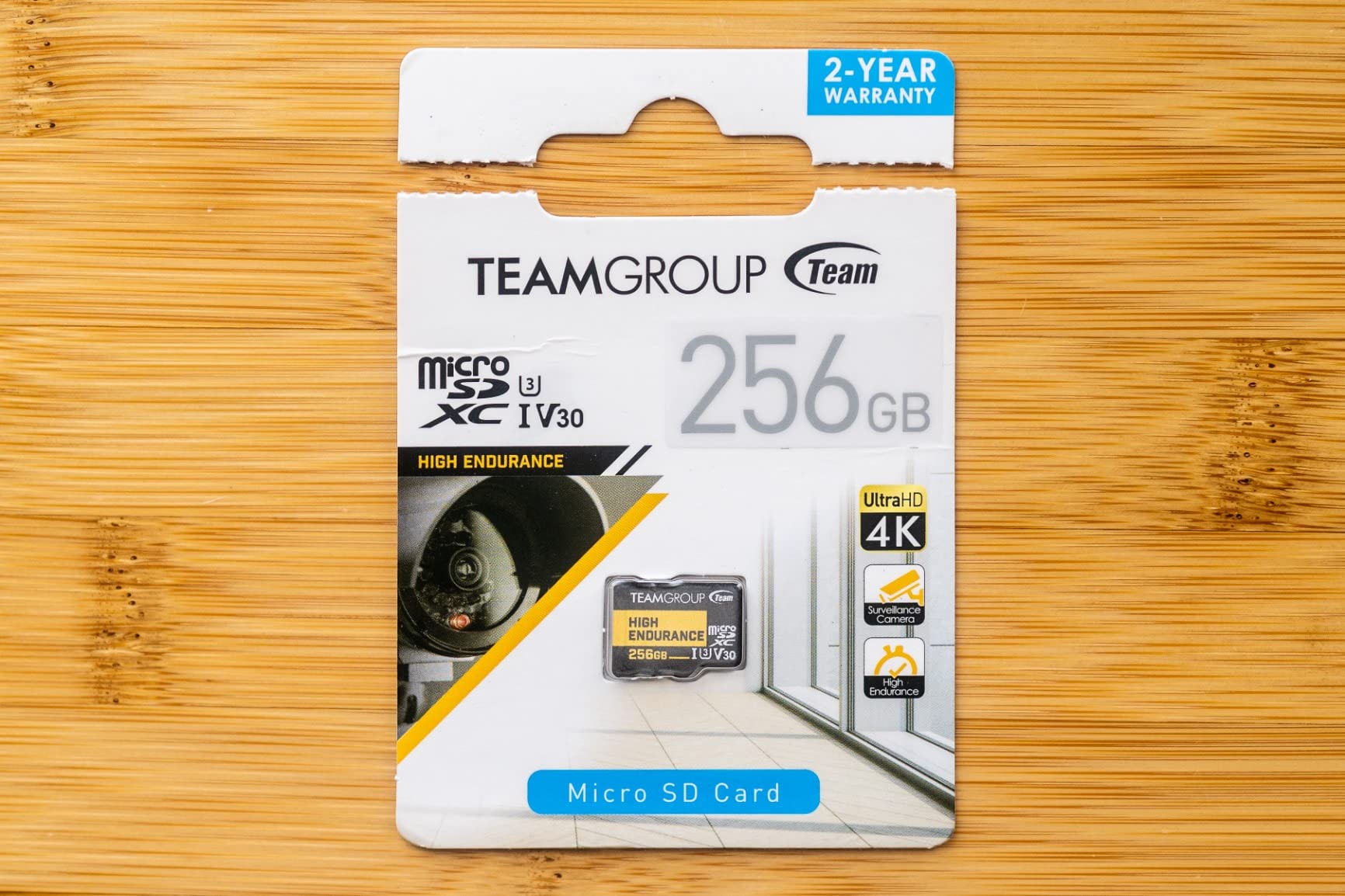 TEAMGROUP HIGH Endurance 128GB Micro SDXC UHS-I U3 V30 4K 100MB/s (Designed for Monitoring) Stable Durable Long Lasting Flash Memory Card, Support 4K & Full HD Video Recording THUSDX128GIV3002 customer photo 2