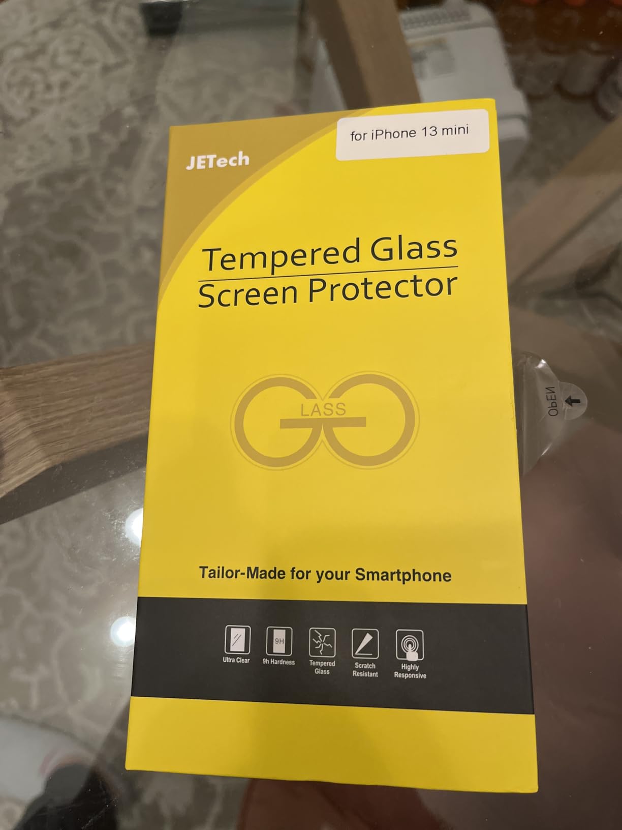JETech Screen Protector for iPhone 13/13 Pro, 3-Pack | HD Clear, Face ID Compatible, Anti-Scratch Glass customer photo 1