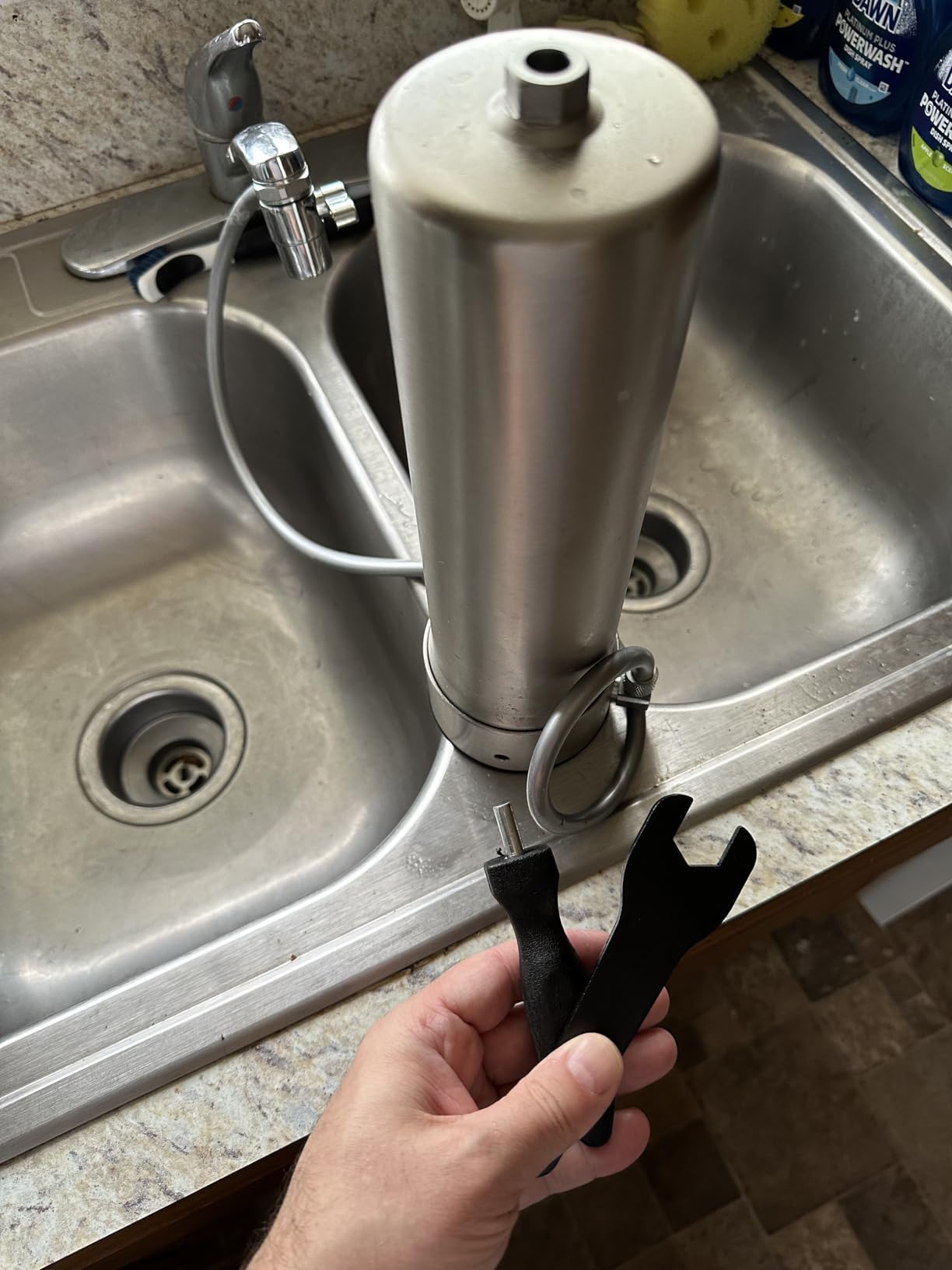 Countertop Water Filter, Stainless Steel 8000 Gal Filtration System customer photo 1