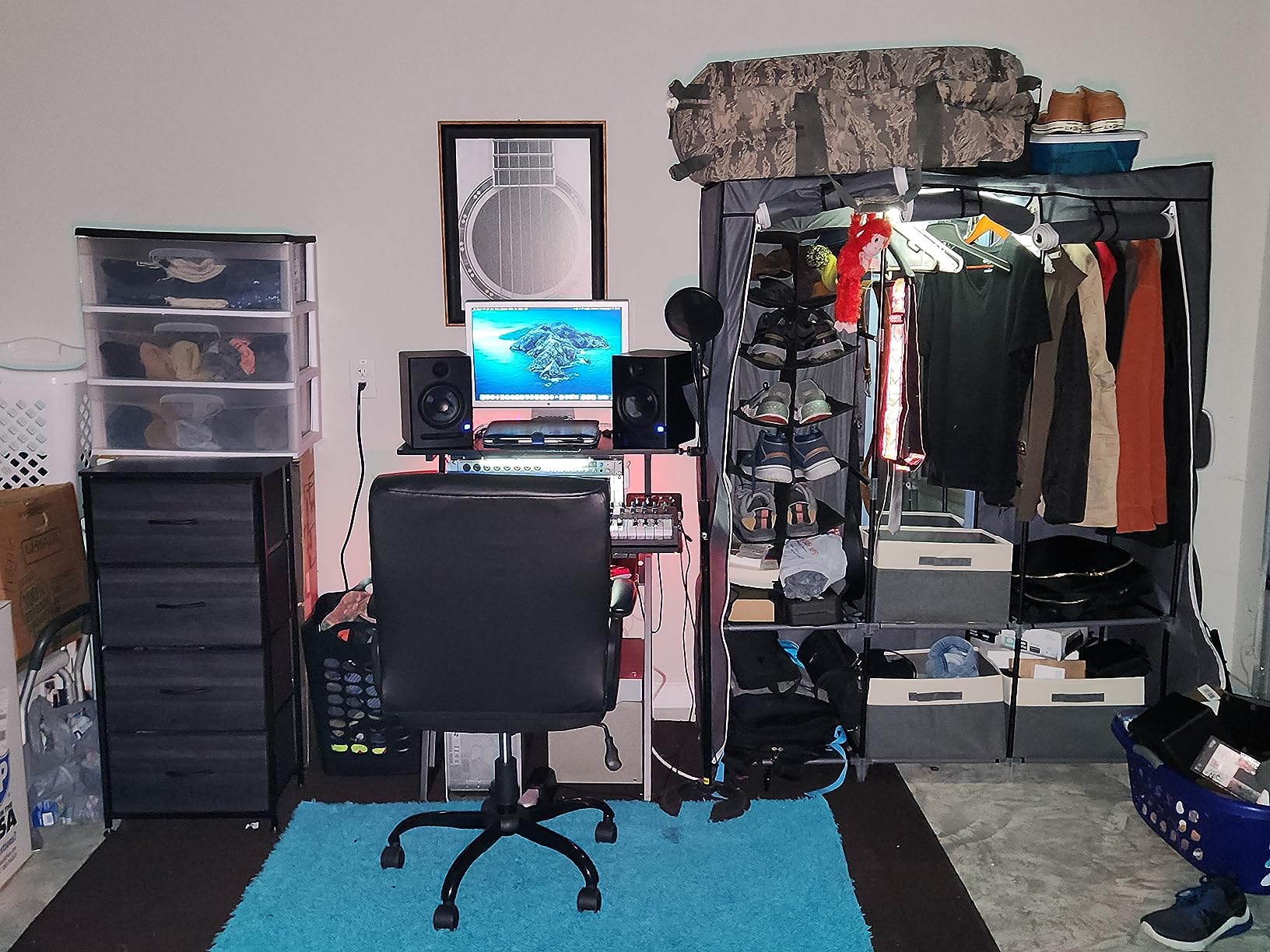 Monoprice Recording Studio Desk - with Raised Platform and Keyboard Tray, Black - Stage Right customer photo 2