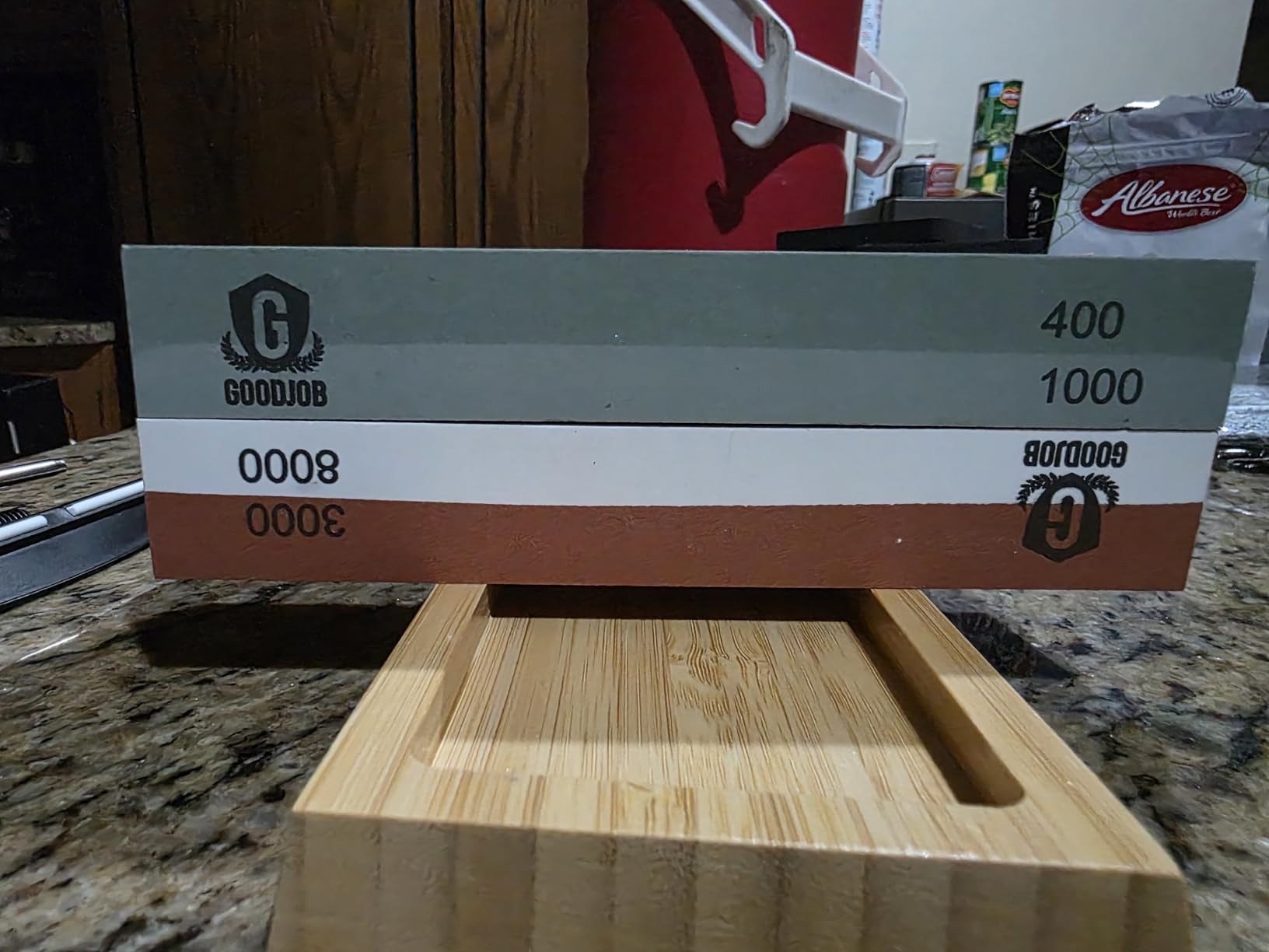 Complete Knife Sharpening Stone Kit, Double-Sided Grit400/1000 & 3000/8000 customer photo 2