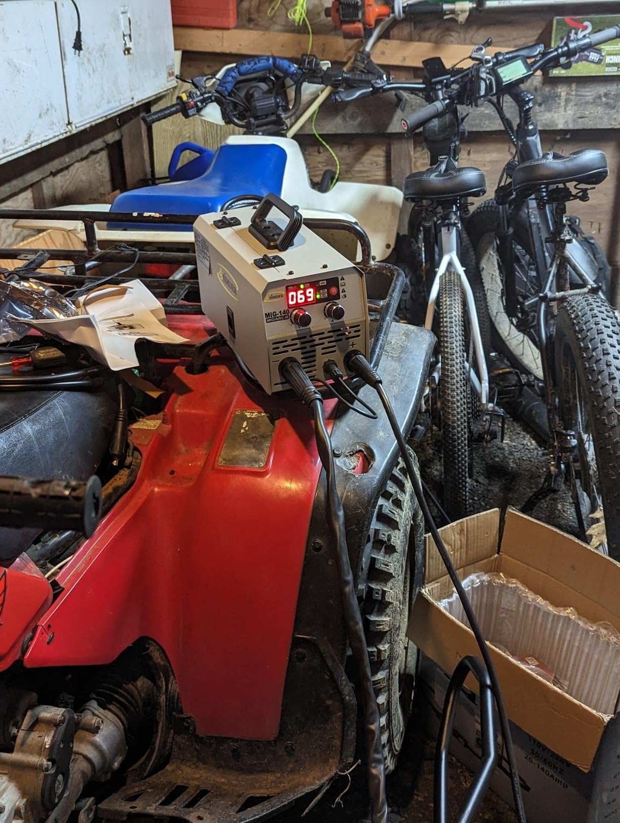 SSimder 140A MIG Welder 3 in 1, Dual Voltage Flux Core Lift TIG Stick customer photo 2