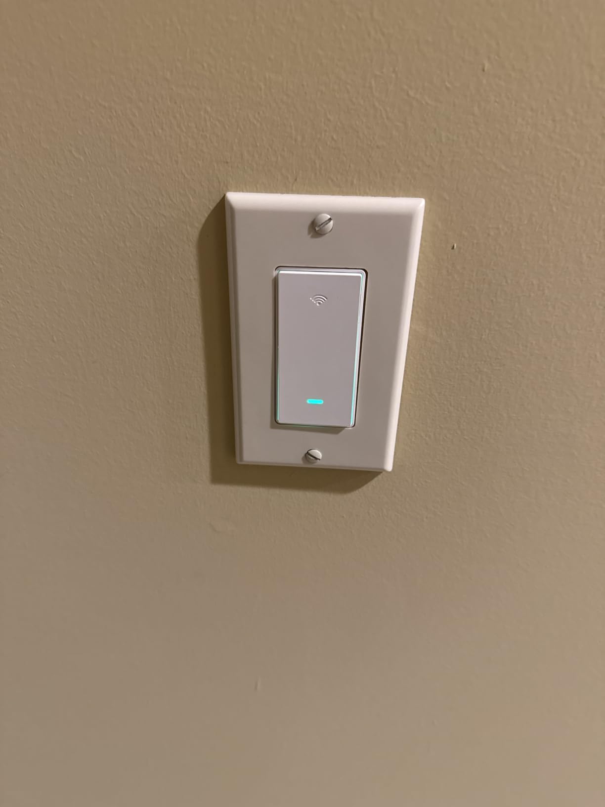 GHome Smart Switch, 3 Way Wi-Fi Light Switch Compatible with Alexa and Google Home, 2.4GHz Schedule Timer, Neutral Wire Required, 3-Way Installation, FCC Listed (4-Pack), White customer photo 1