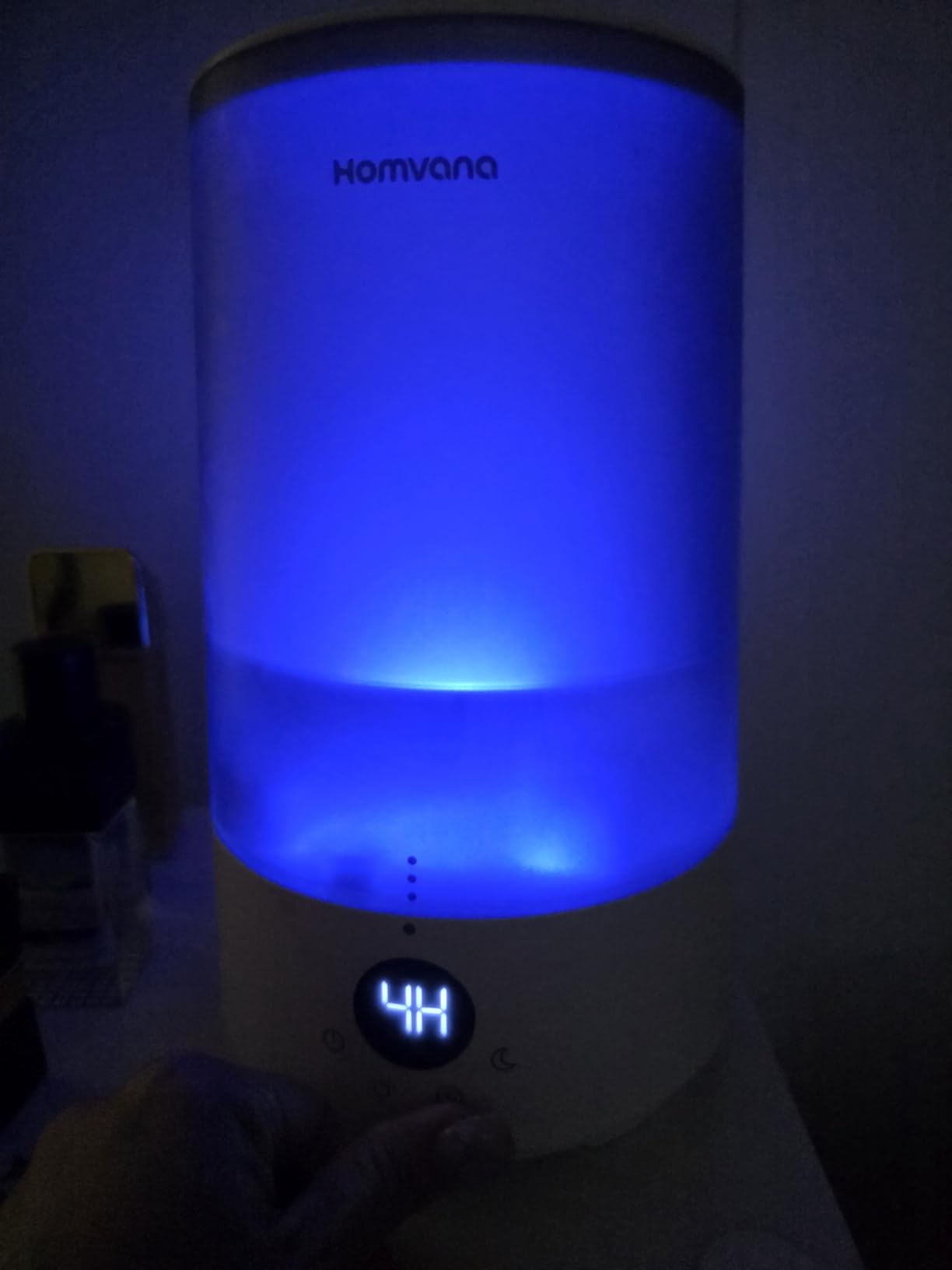 Homvana Top-Fill Cool Mist Humidifiers for Bedroom, Large Room(3.6L,Grey) customer photo 2