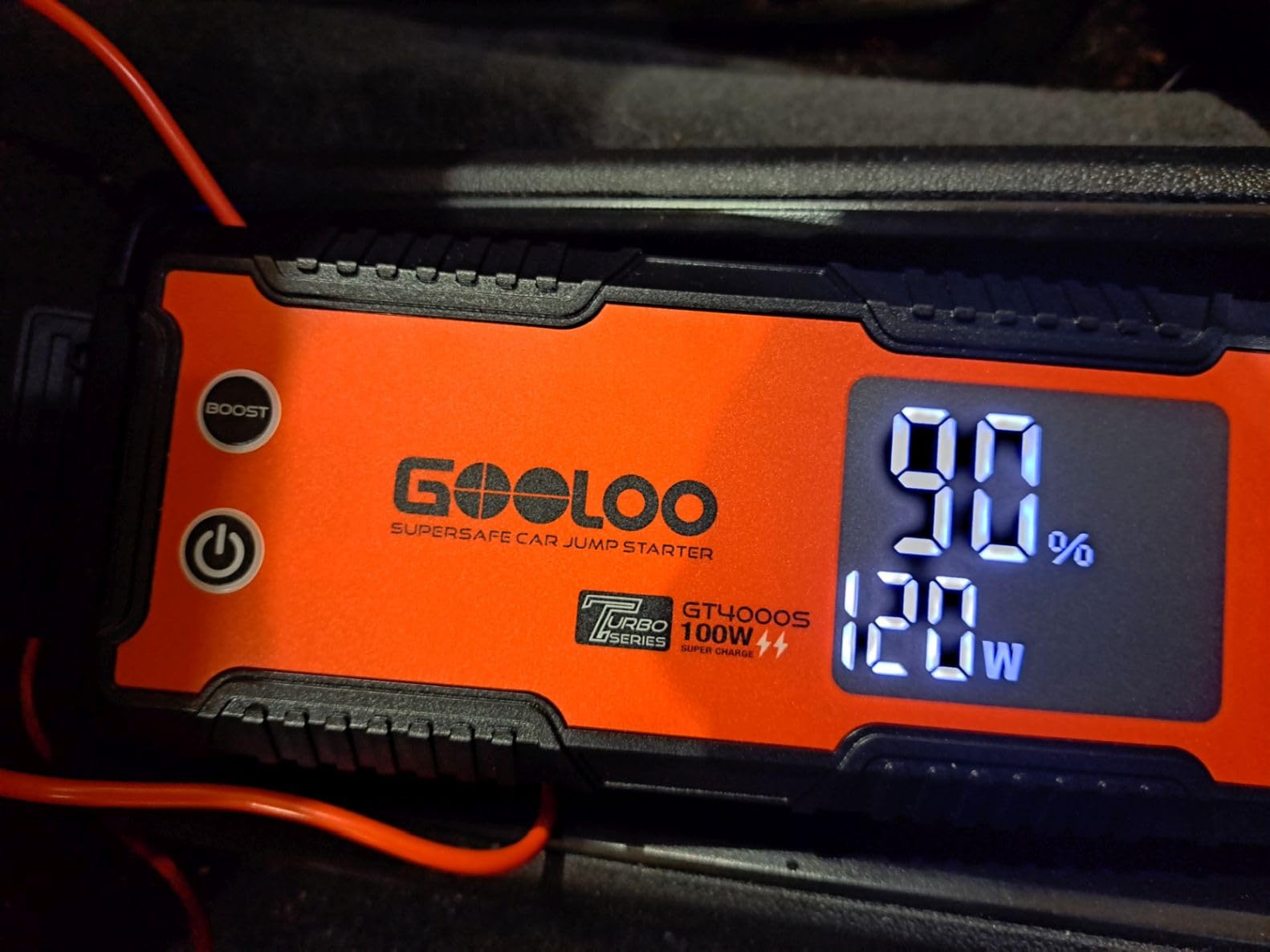 GOOLOO GT4000S 12V 4000A Peak Jump Starter with 100W Two-Way Fast Charging customer photo 1