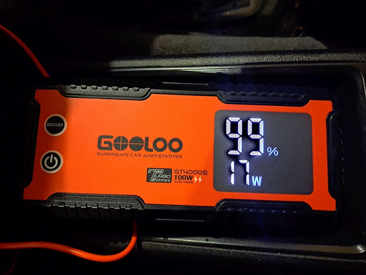 GOOLOO GT4000S 12V 4000A Peak Jump Starter with 100W Two-Way Fast Charging customer photo 2