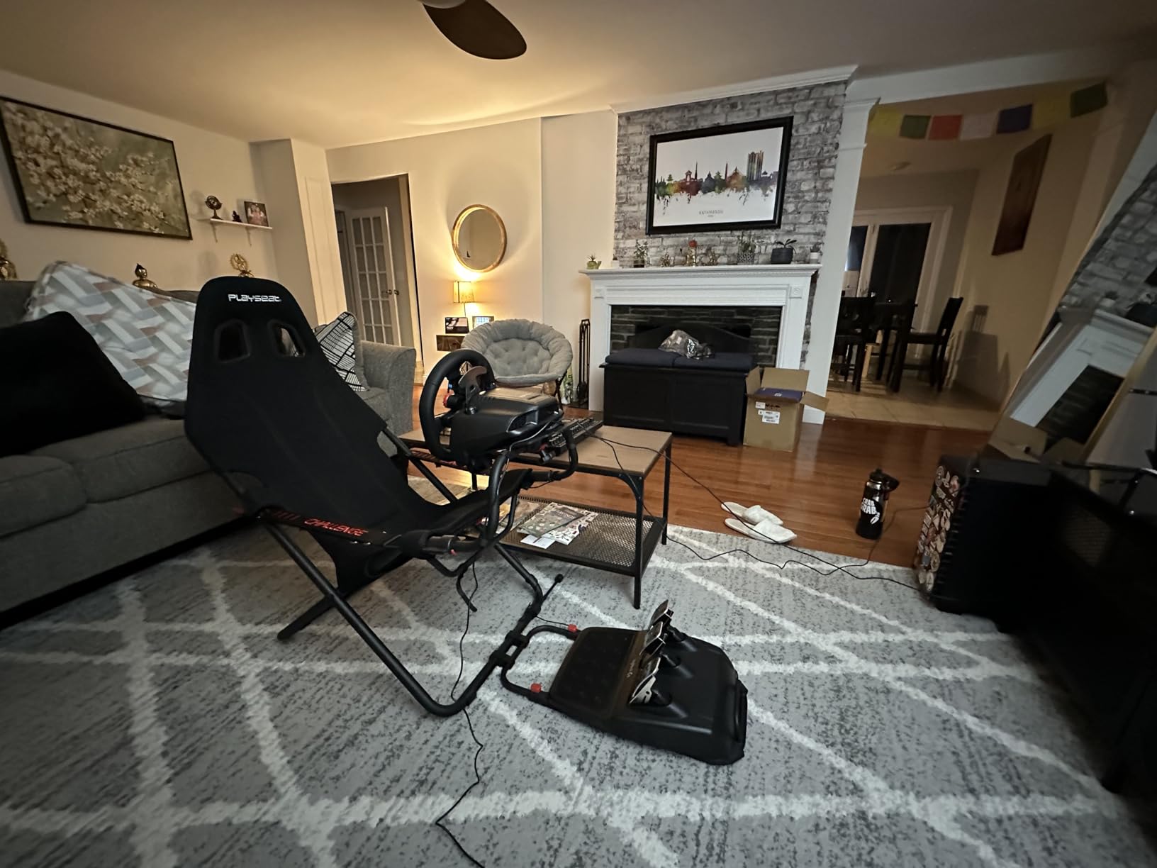 PLAYSEAT Challenge Racing Simulator Cockpit | Foldable & Adjustable | for High Performance Sim Racing | Compact & Flexible | Supports All Steering Wheels & Pedals | for PC and Console customer photo 2