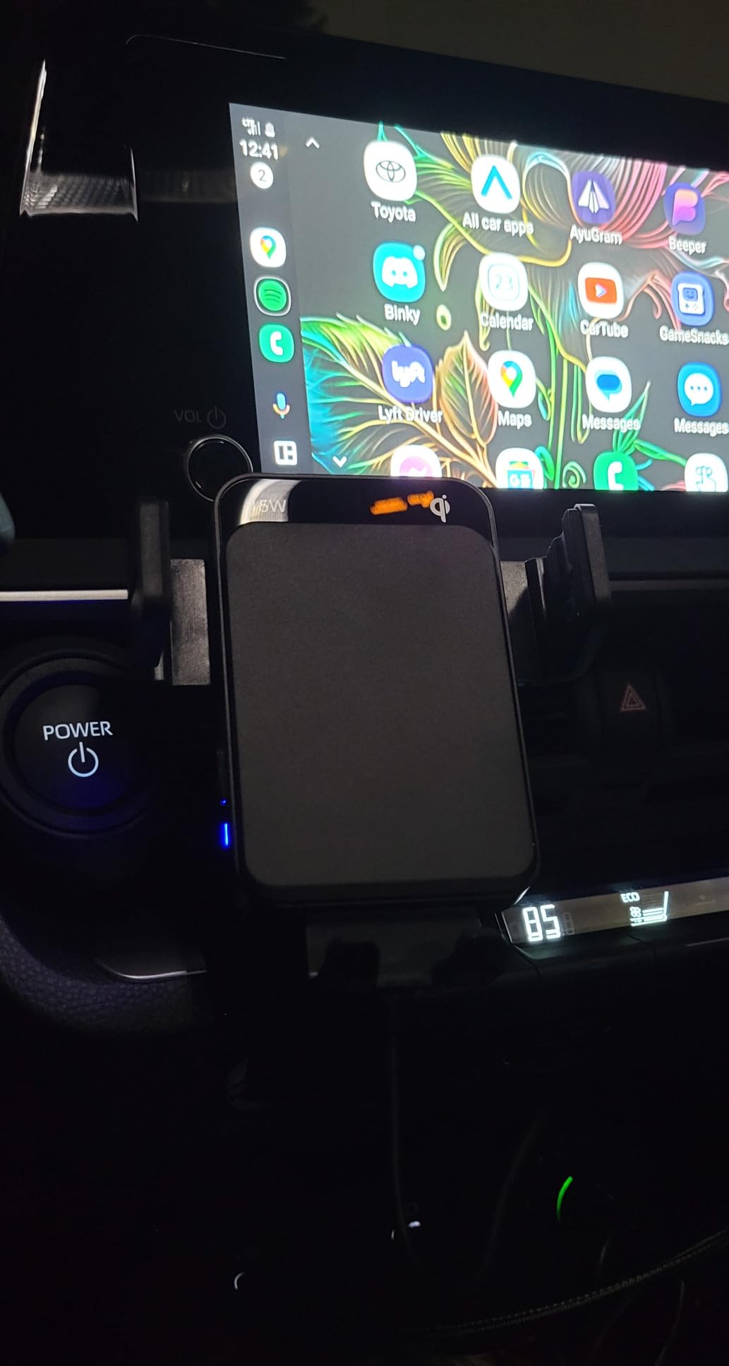 Wireless Car Charger, MOKPR Auto-Clamping Car Mount 15W/10W/7.5W Fast Charging Air Vent Car Phone Mount Compatible with iPhone 15/14/13/13 Pro/12 Pro Max/12 pro/12/11/10 Series, Samsung Galaxy Series | Car Phone Holder Compatible for iPhone 17/16/15/14/13/13 Pro/12 Pro Max/12 pro/12/11/10, Samsung Galaxy Series customer photo 1