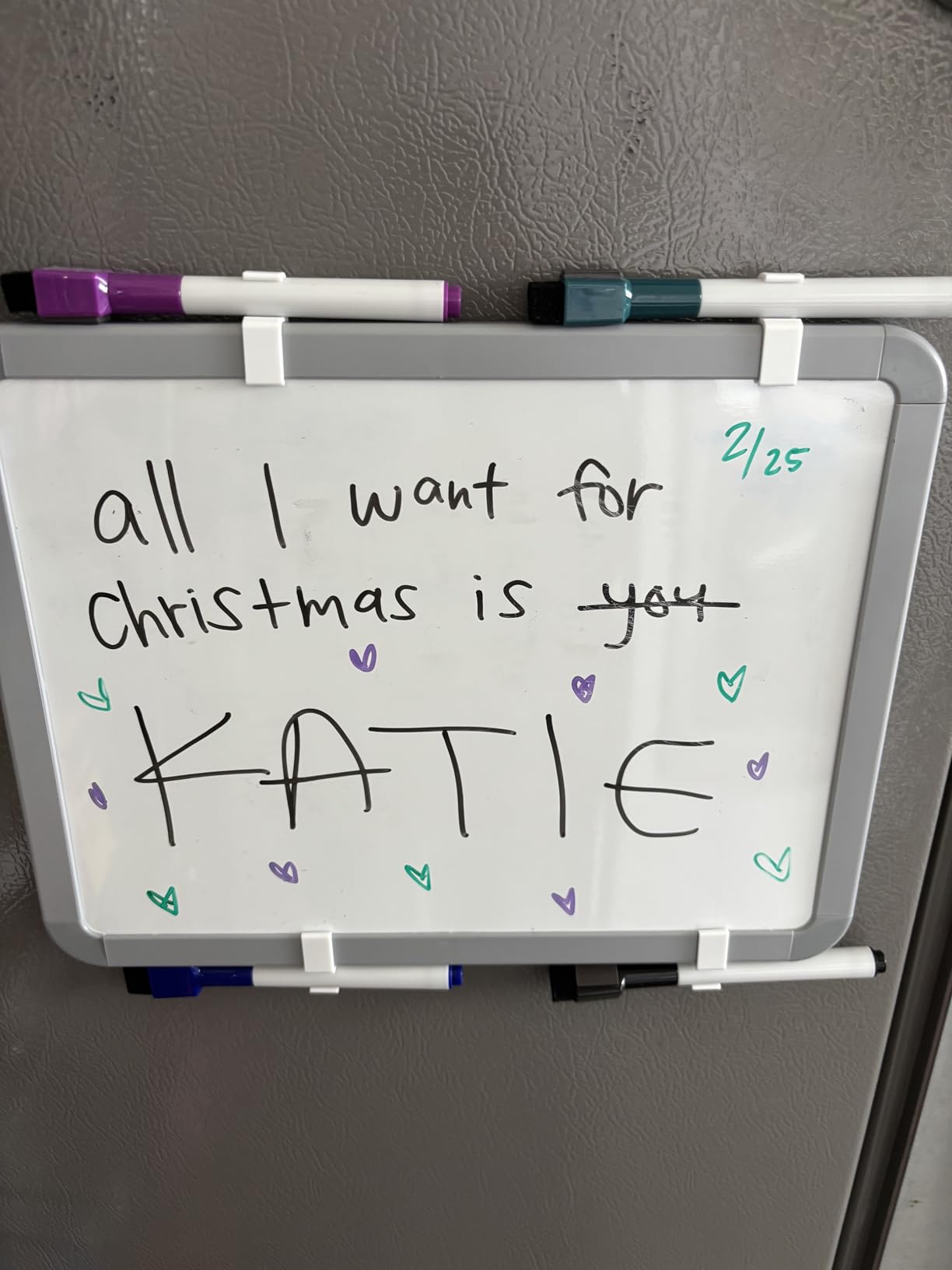 VUSIGN Small Dry Erase Whiteboard, 8.5 x 11 Inches White Board for Kids, Students, Fridge, Locker, Mini Dry Erase Board customer photo 1