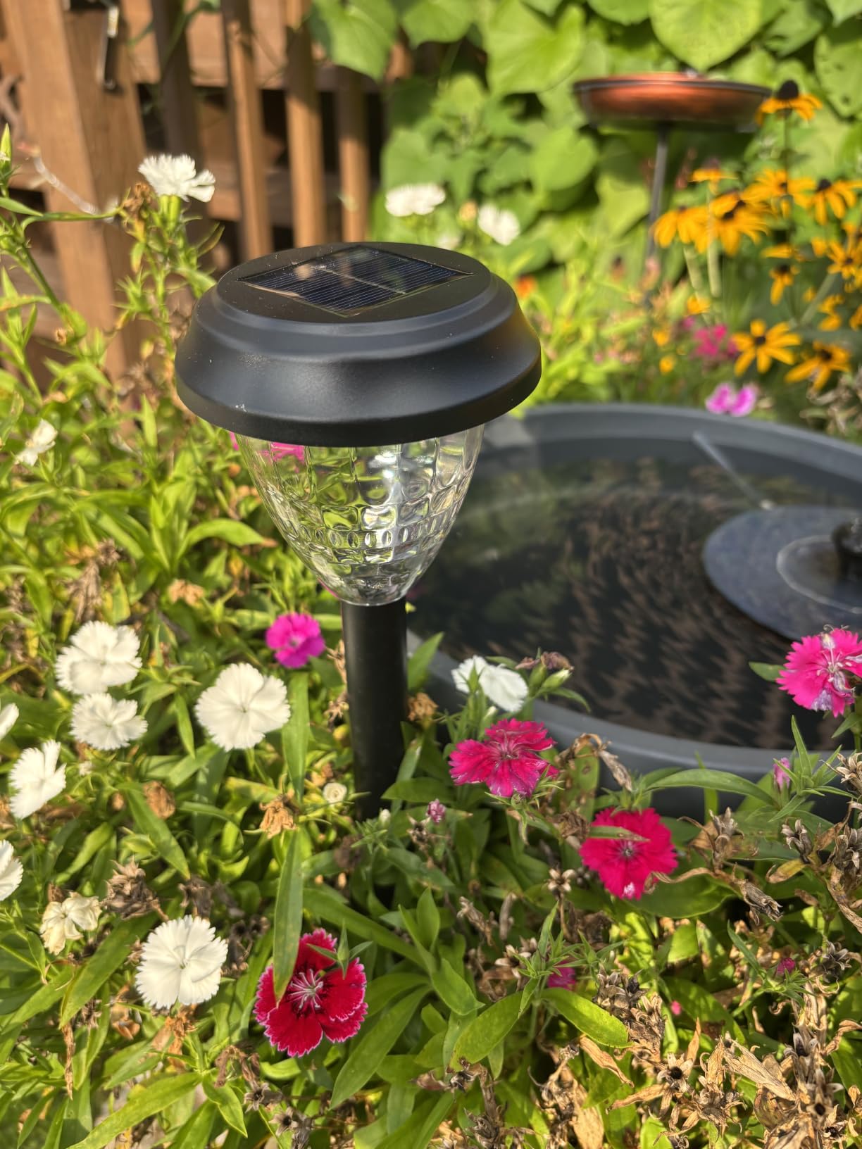 URAGO Super Bright Solar Lights Outdoor Waterproof-10 Pack, Dusk to Dawn Up to 12 Hrs Solar Powered Outdoor Pathway Garden Lights Auto On/Off, LED Landscape Lighting Decorative for Walkway Patio Yard customer photo 2