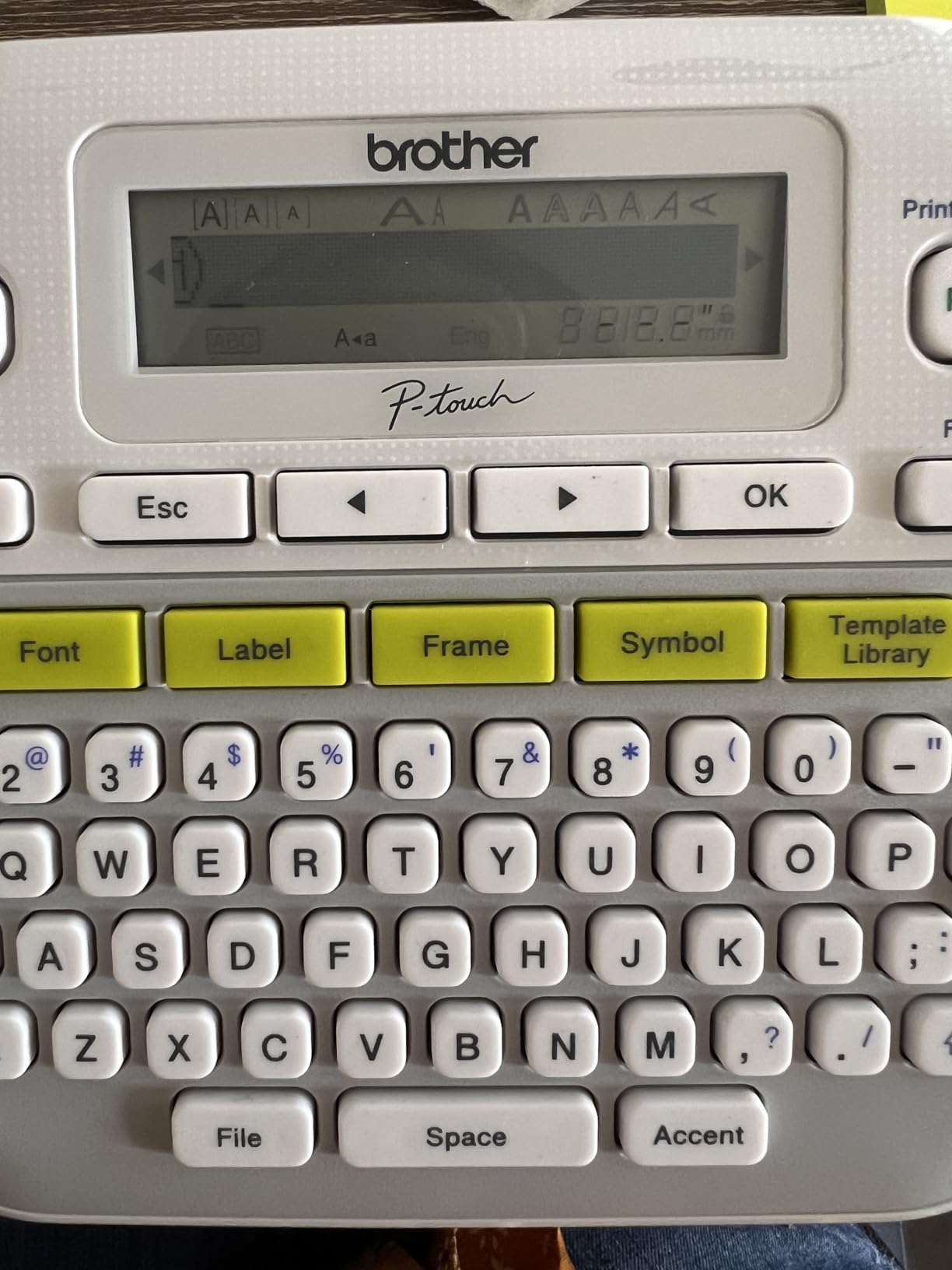 Brother P-Touch, PTD210, Easy-to-Use Label Maker Bundle (4 Label Tapes Included), White, Small customer photo 1