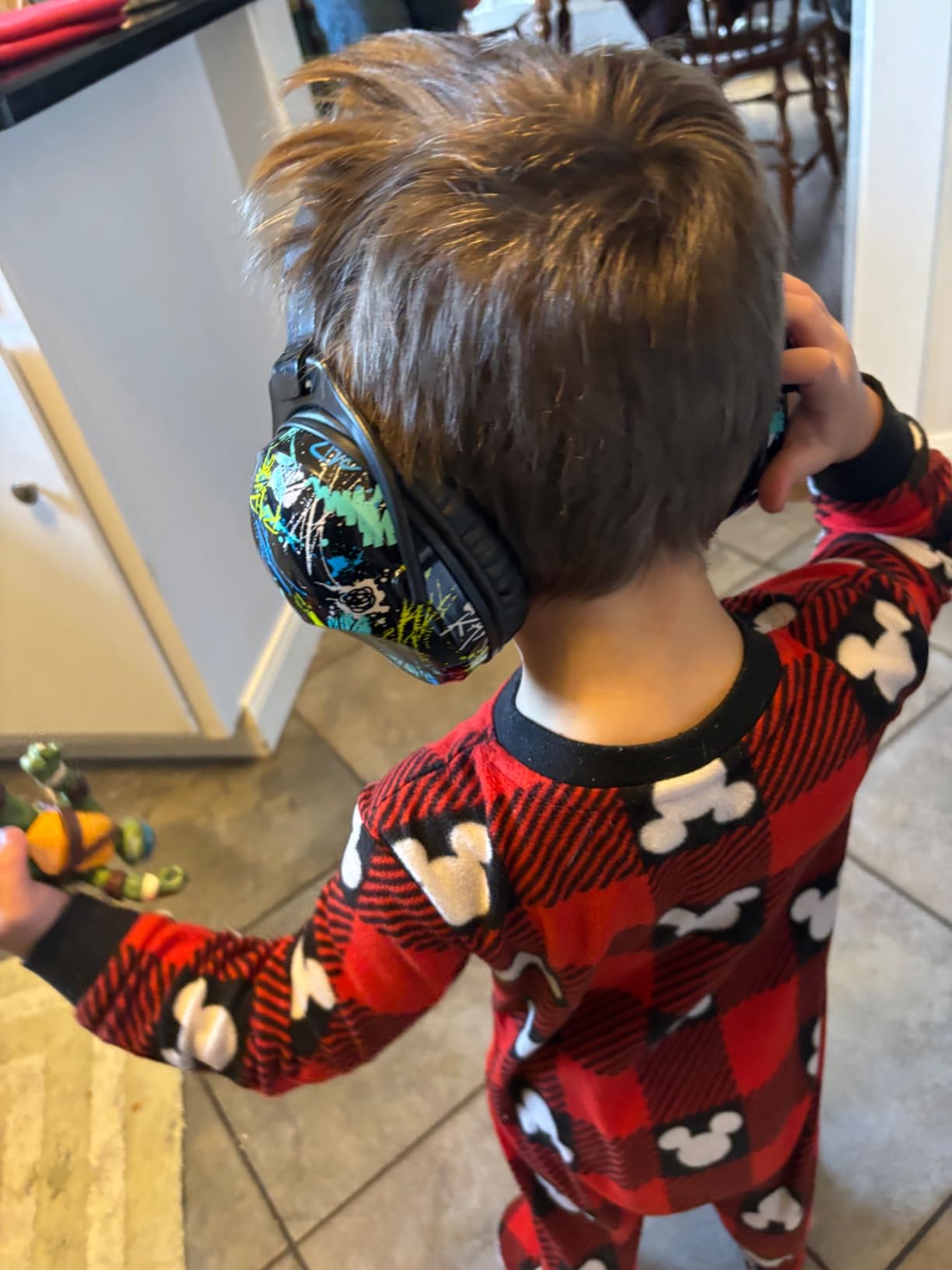 ZOHAN Kids Ear Protection 2 Pack, 25dB NRR Noise Cancelling Headphones for Kids, with Pillowy Pads, for Monster Truck, School, Autism, Sensory, Fireworks, Concerts, Events (Blue+Green) customer photo 1