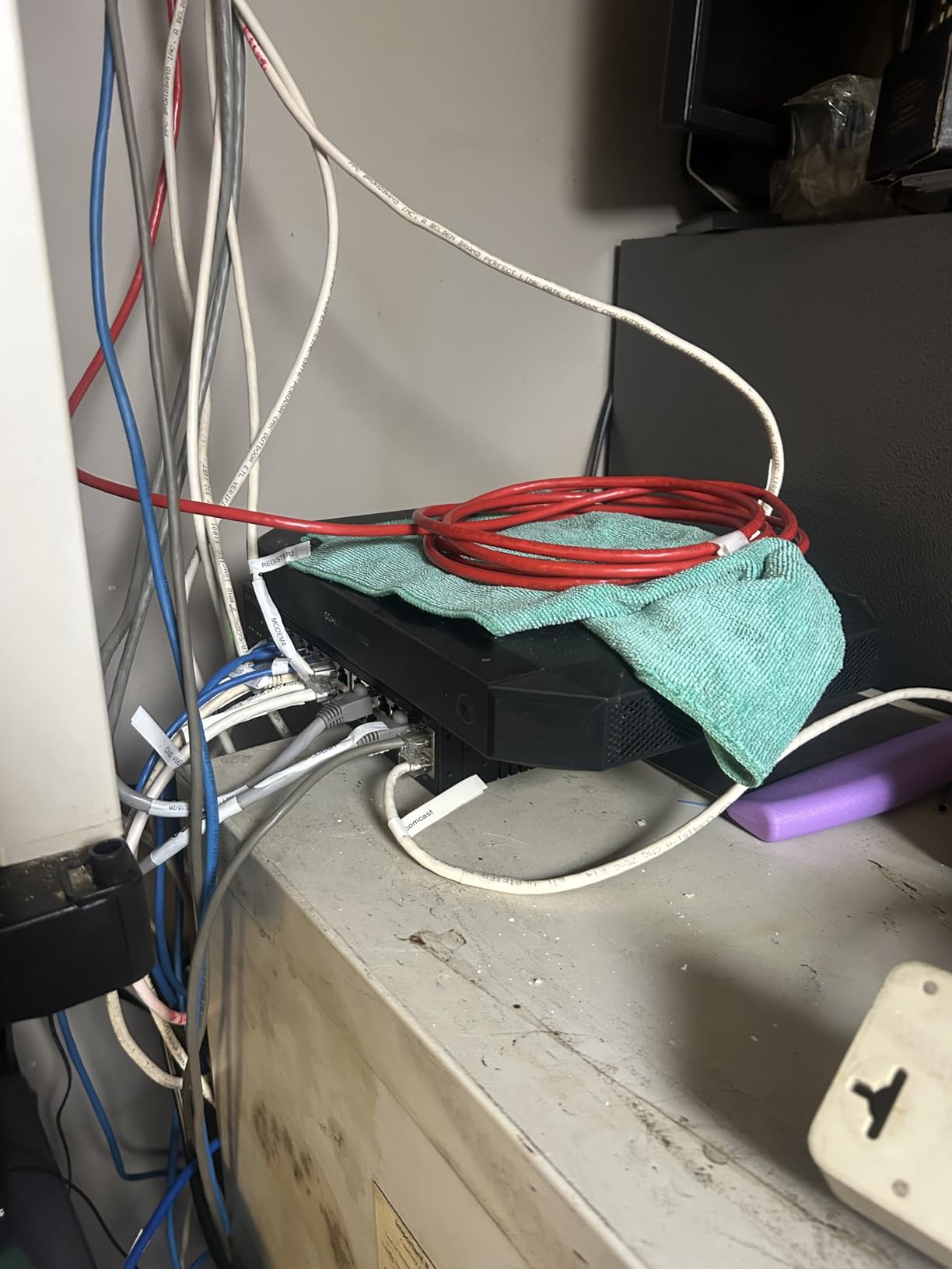 MONK CABLES | CAT 6 Ethernet Cable 1000ft | 100% Pure Bare Solid Copper Cat 6 Cable | 23AWG UTP CMP Rated Plenum | 550MHz, 10Gbps & PoE++ LAN | DSX-8000 Tested | Cat6 Bulk Ethernet Cable | Blue customer photo 2