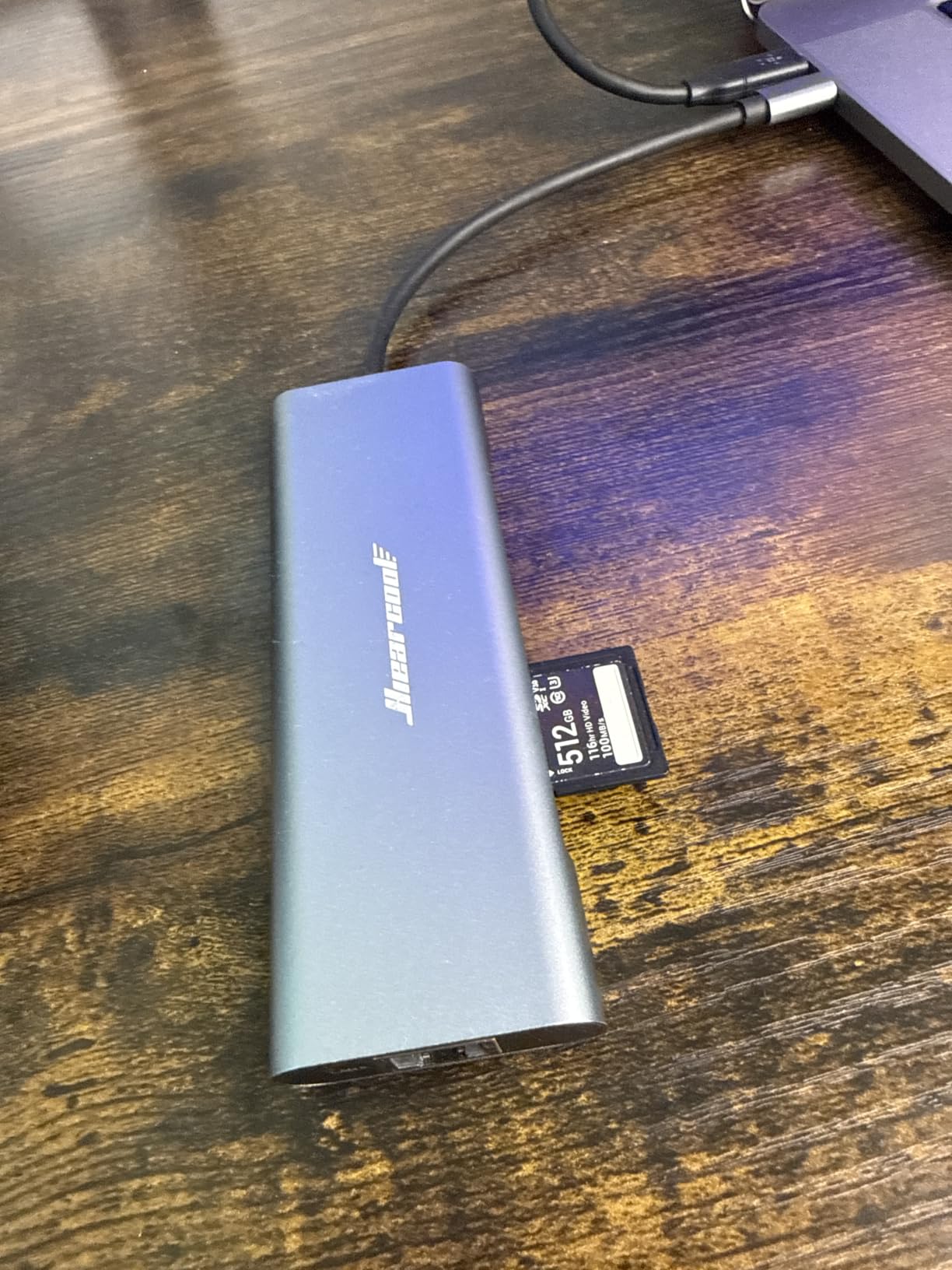 Hiearcool USB C Hub, USB C Dock, 4K@60Hz HDMI, 1Gbps Ethernet, Space Gray customer photo 2