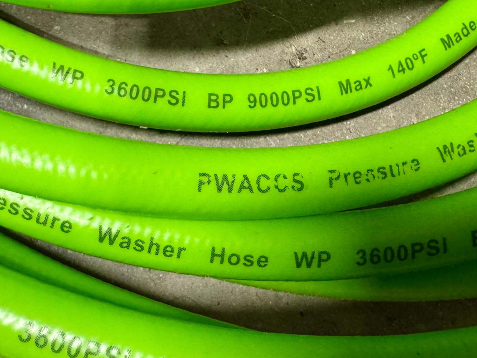 PWACCS Pressure Washer Hose, 50 FT x 1/4